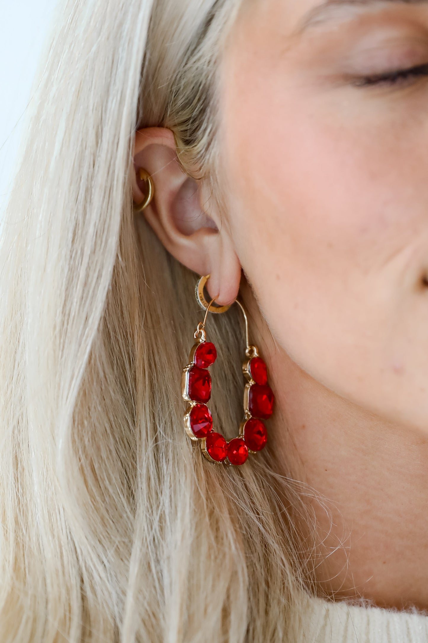 FINAL SALE - Brittany Gemstone Statement Earrings