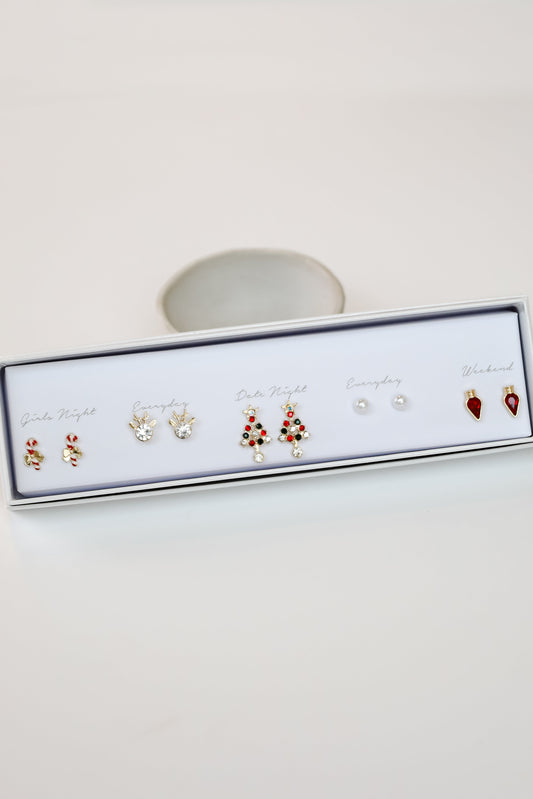 FINAL SALE - Eve Gold Stud Earring Set