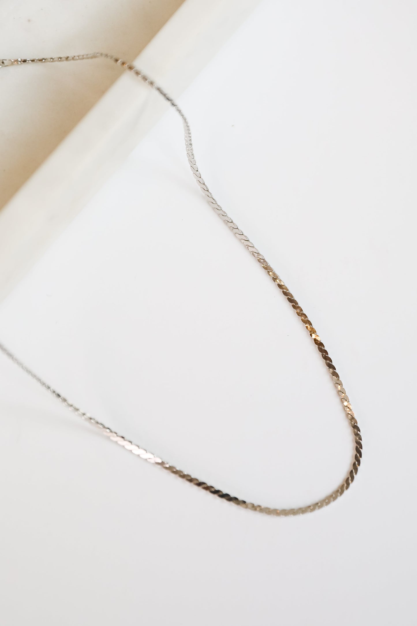 FINAL SALE - Melissa Silver Chain Necklace