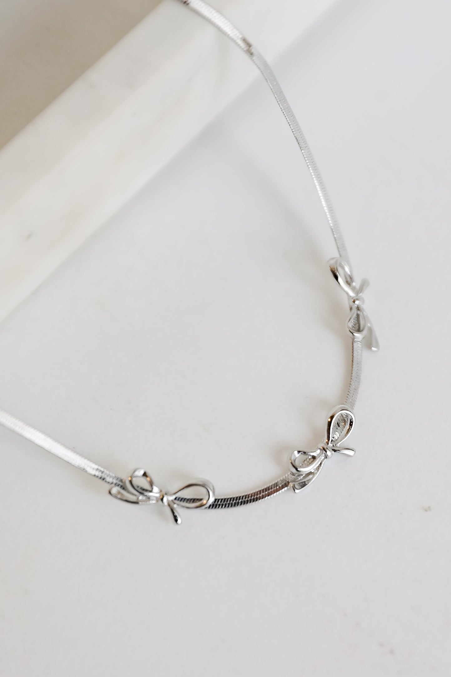Maddy Bow Charm Necklace
