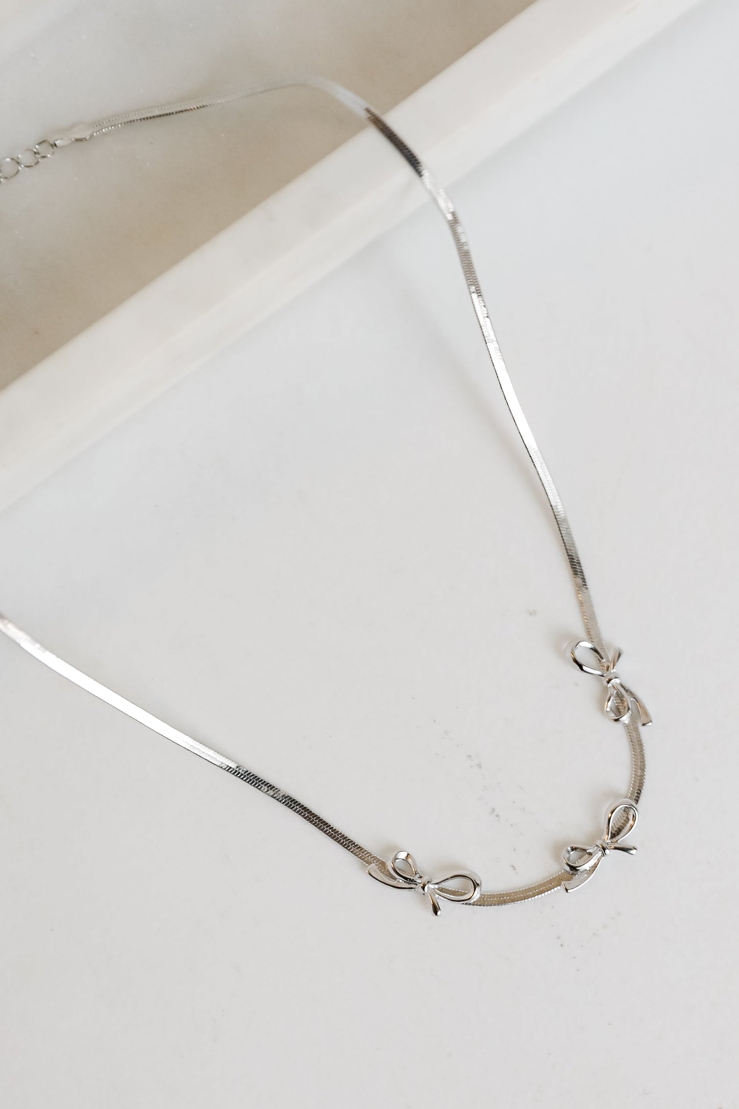 Maddy Bow Charm Necklace