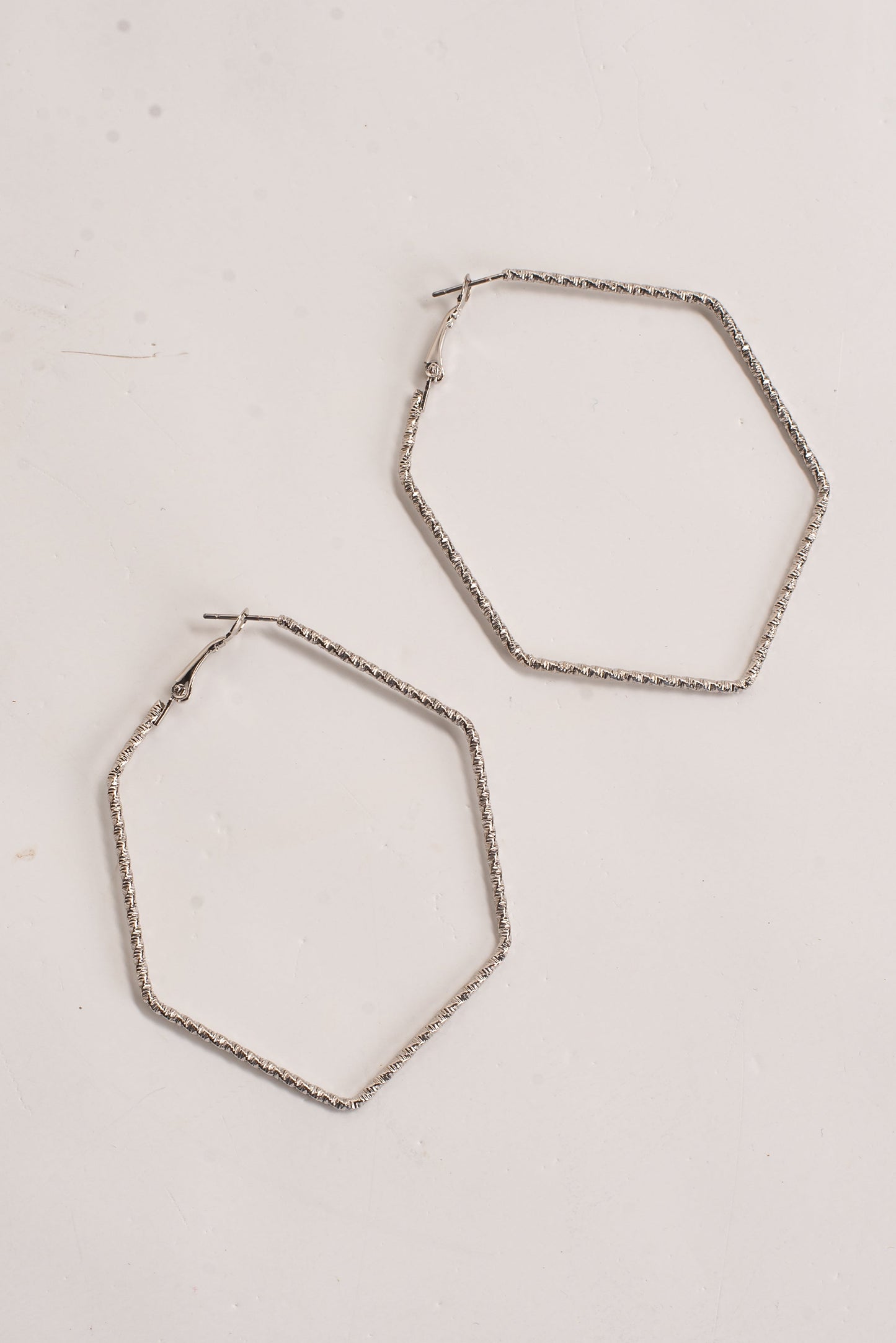 Heidi Hexagon Hoop Earrings