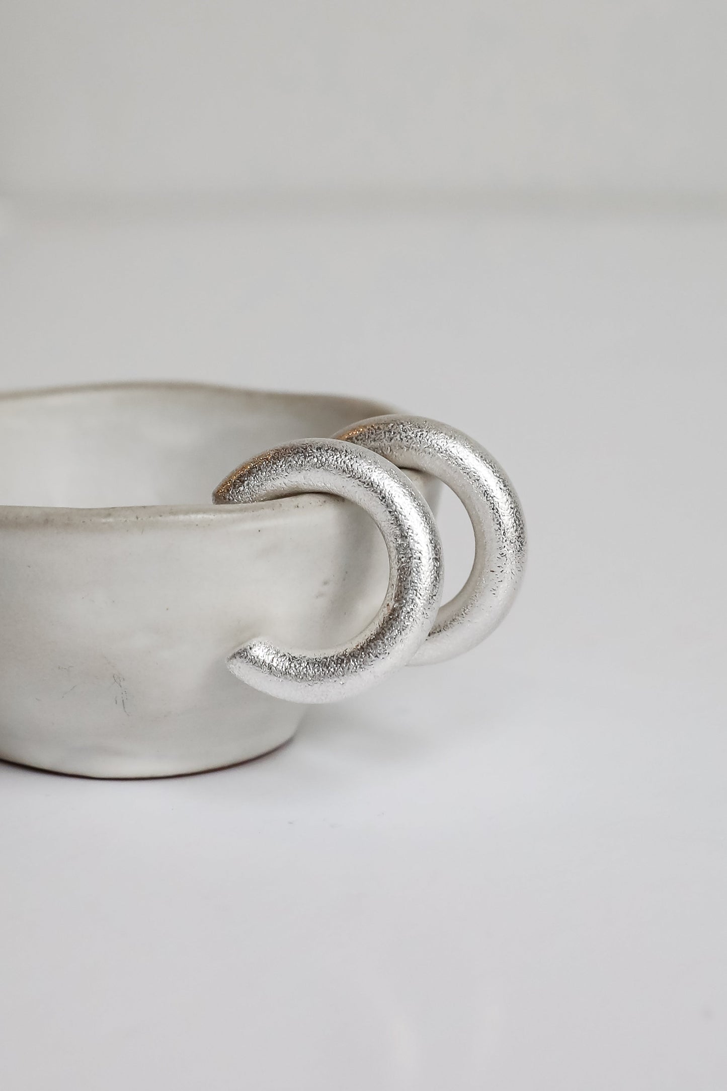 Eloise Silver Hoop Earrings