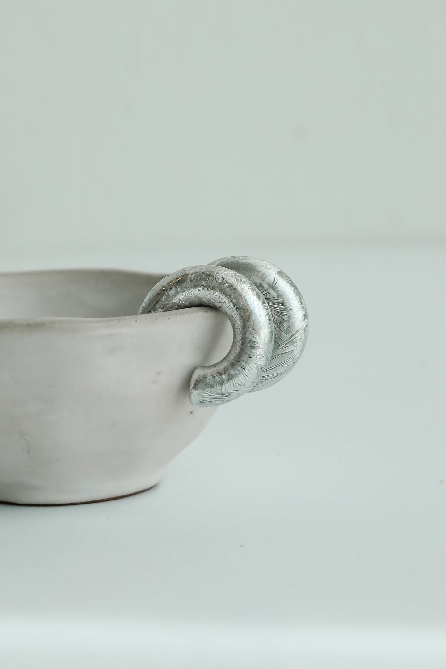 FINAL SALE - Alexa Metallic Hoop Earrings