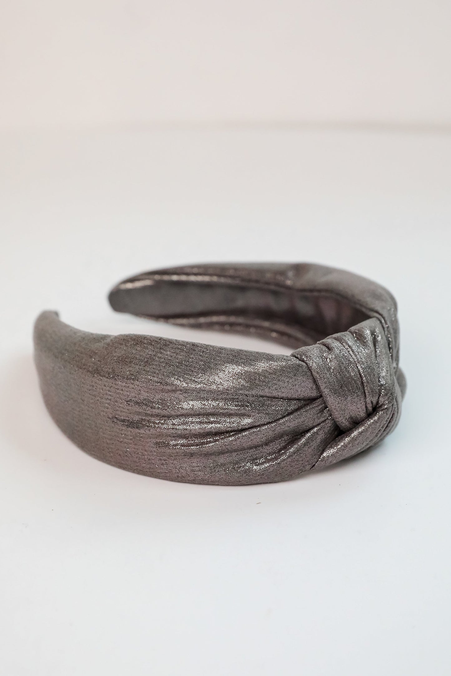 FINAL SALE - Glittering Element Metallic Knotted Headband