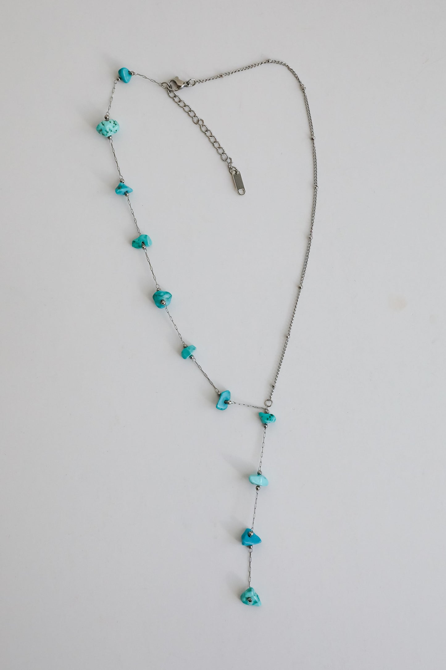 FINAL SALE - Allison Silver Stone Charm Necklace