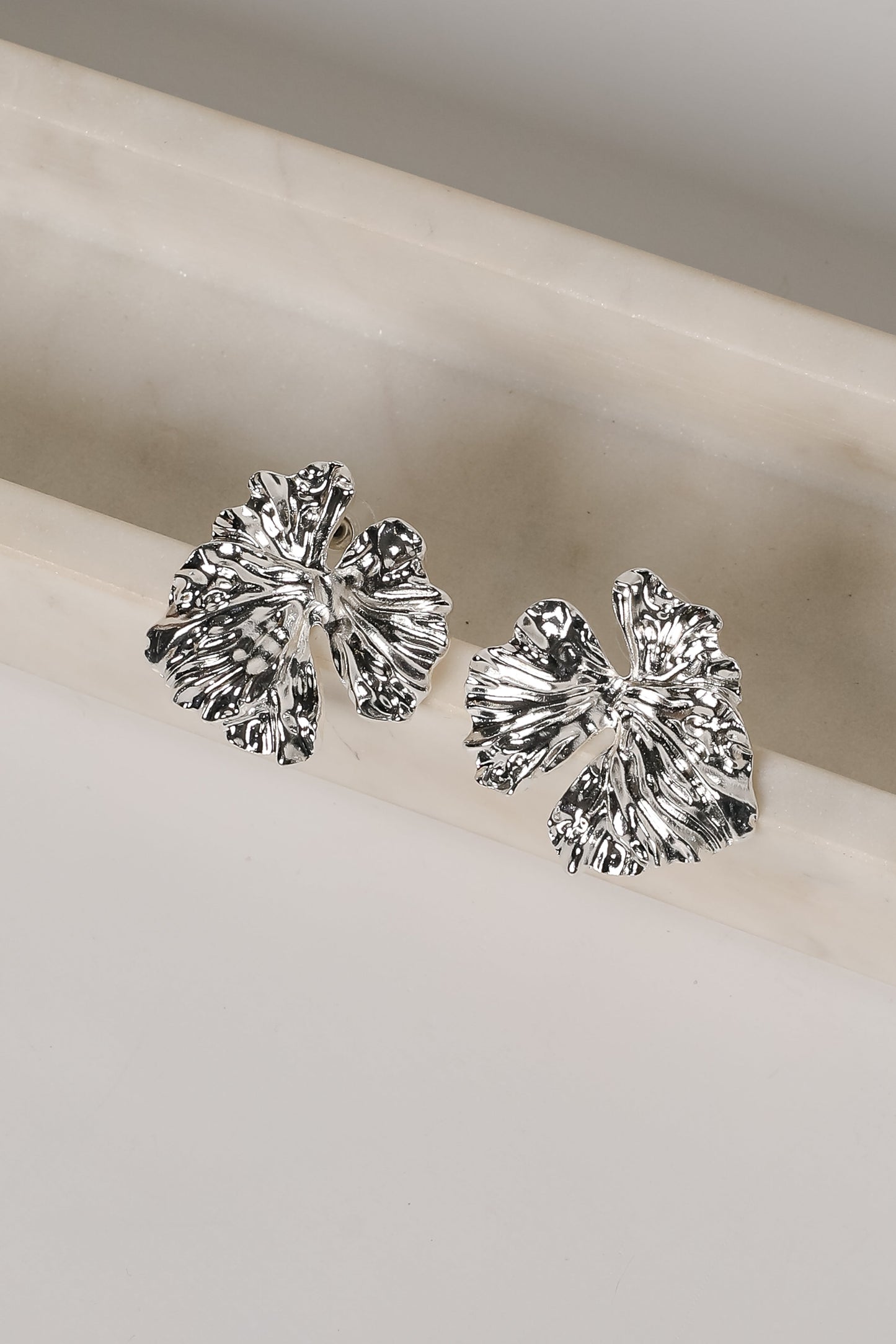 FINAL SALE - Quinn Textured Statement Earrings