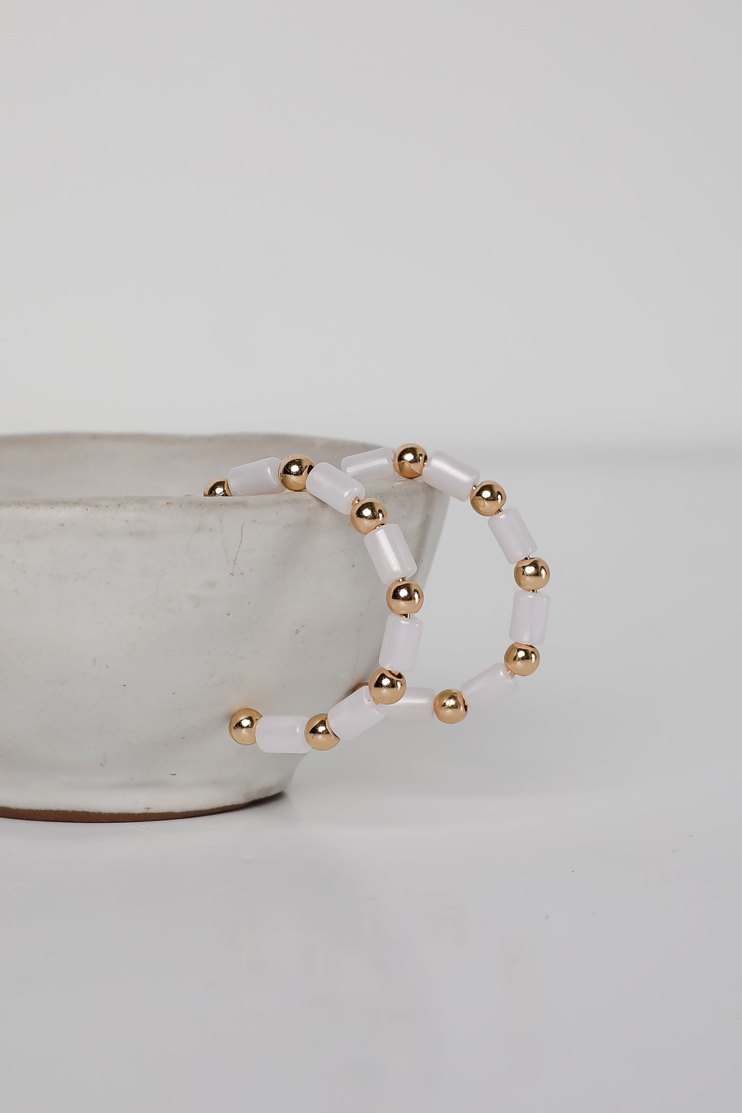 Sadie Beaded Hoop Earrings