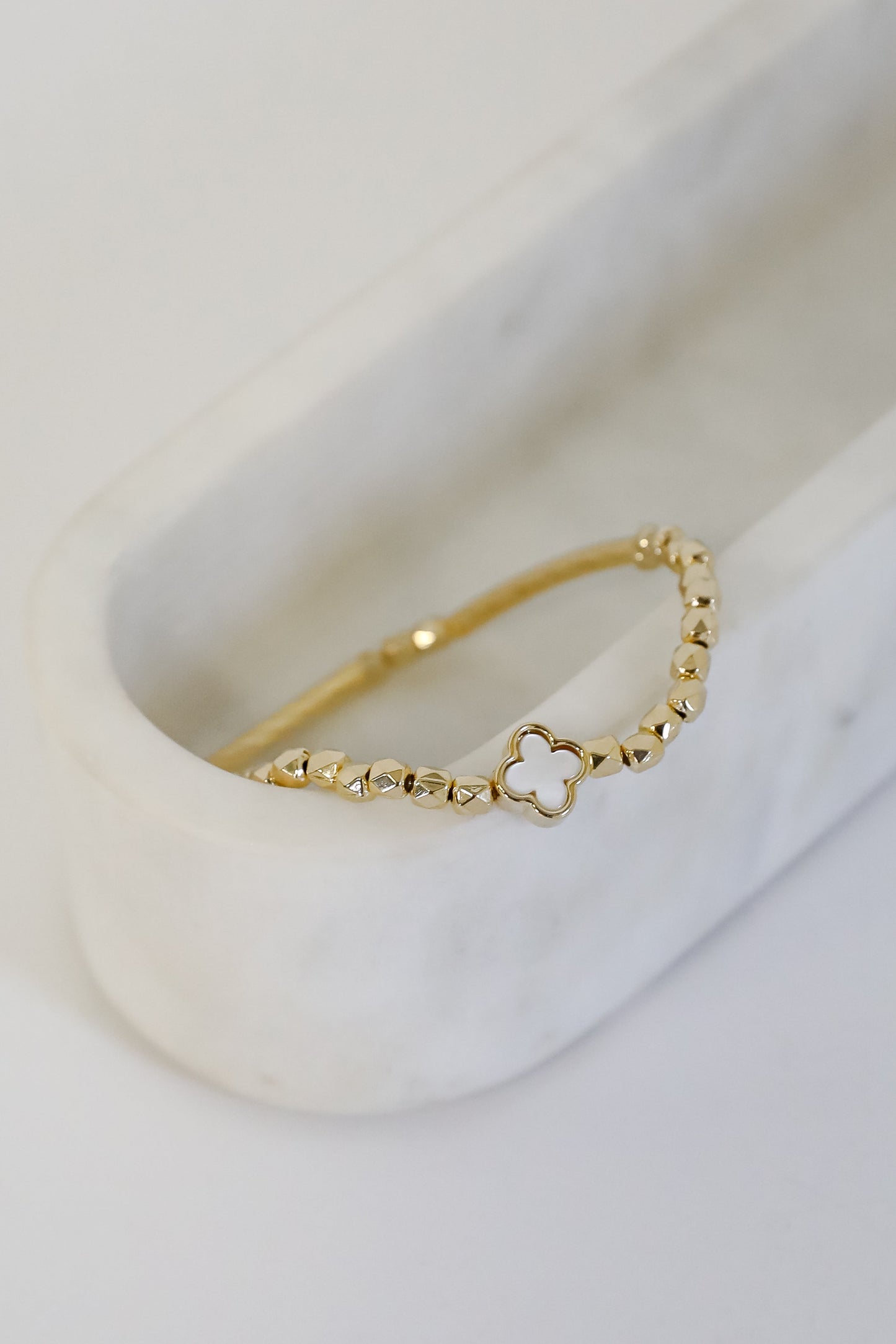 Diana Beaded Quatrefoil Bracelet