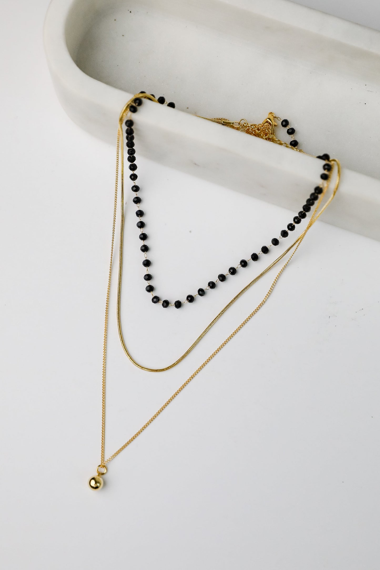 FINAL SALE - Reagan Layered Chain Necklace