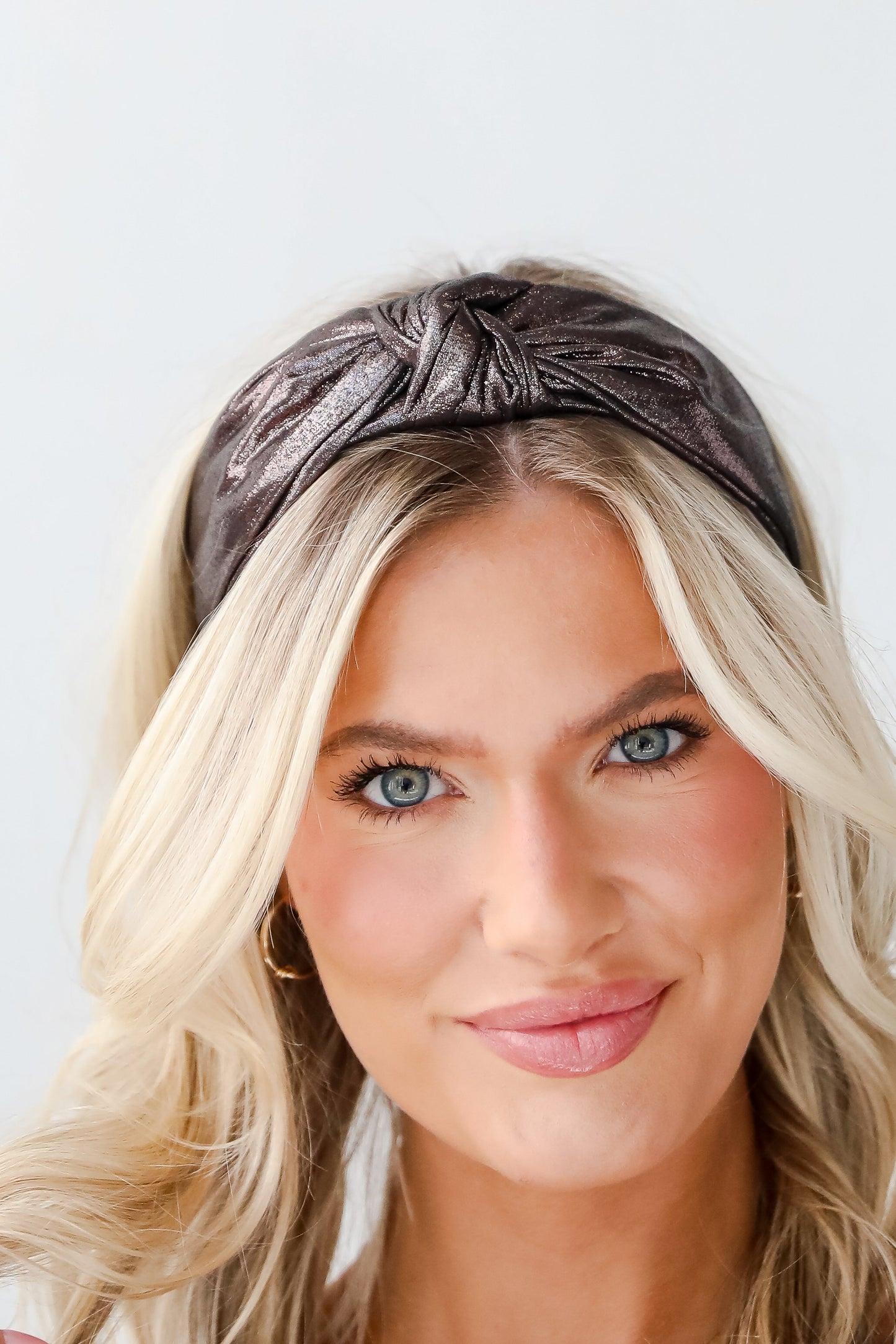 FINAL SALE - Glittering Element Metallic Knotted Headband