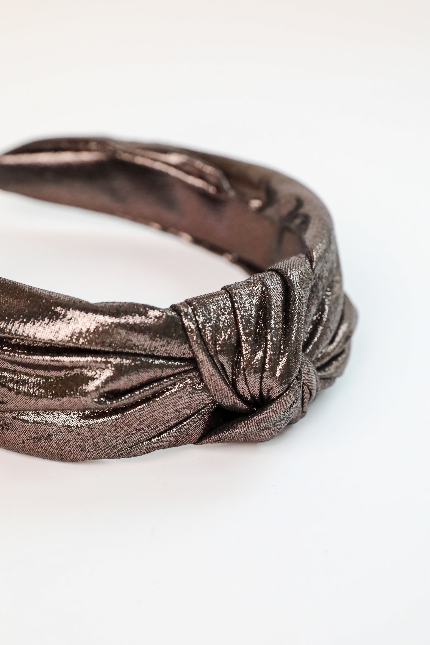 FINAL SALE - Glittering Element Metallic Knotted Headband