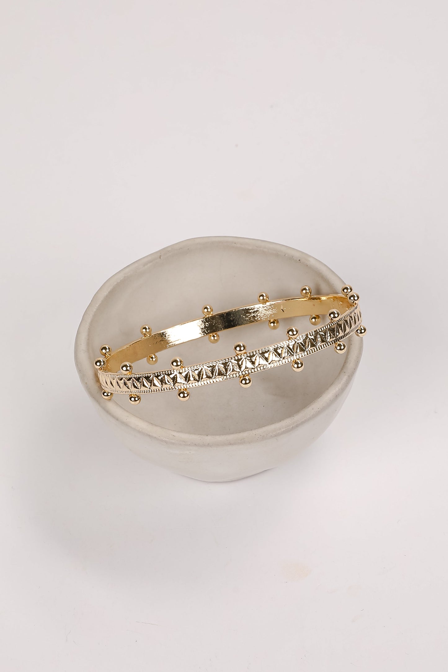 Natalia Gold Bangle Bracelet