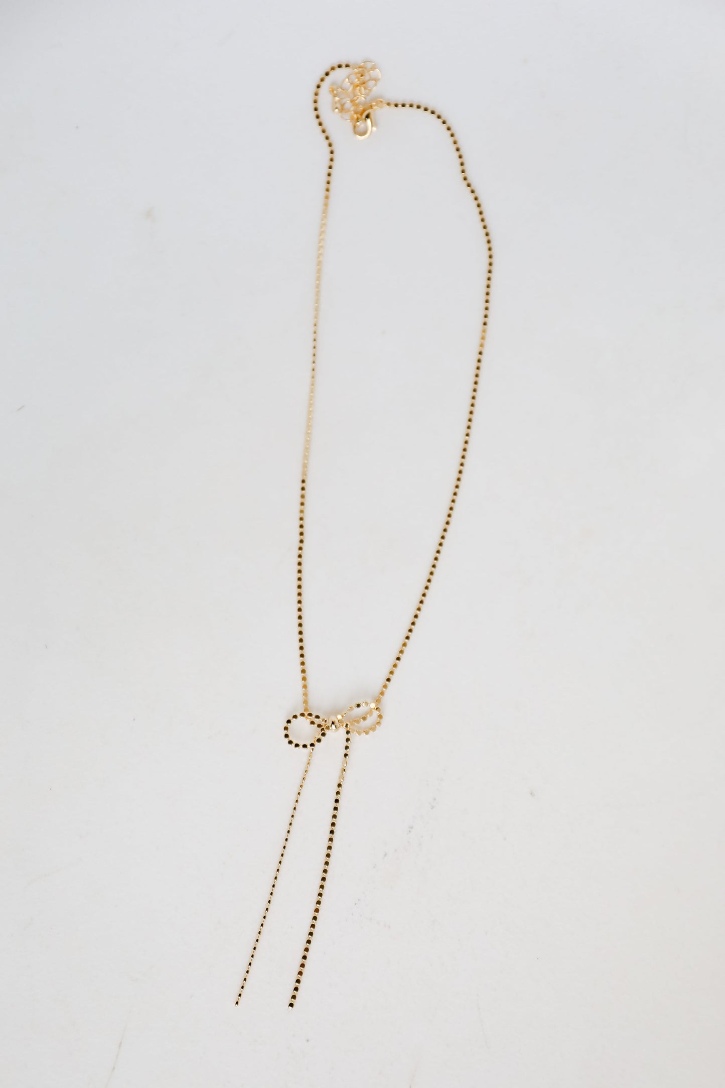 Penelope Gold Bow Chain Necklace