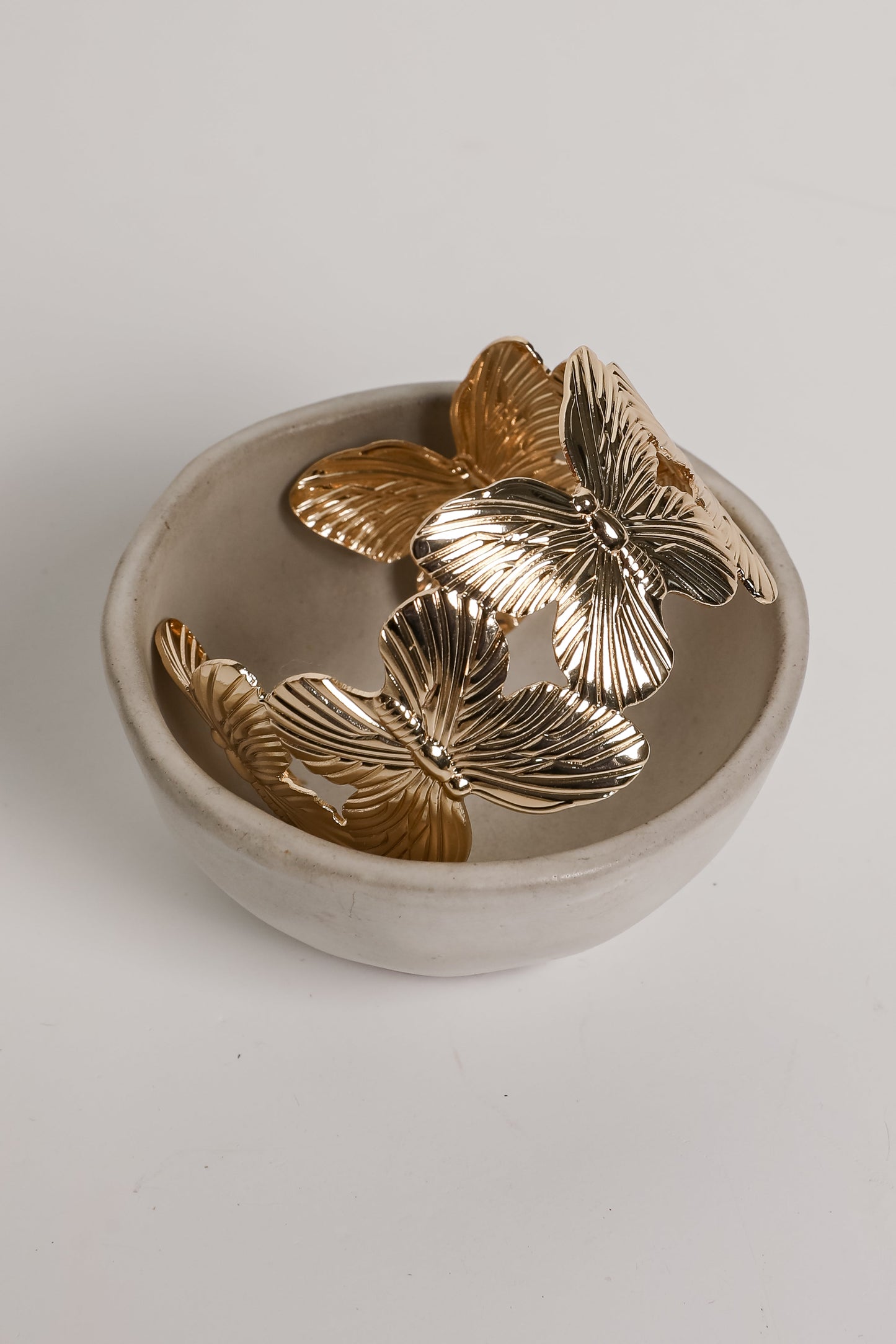 Alice Gold Butterfly Cuff Bracelet