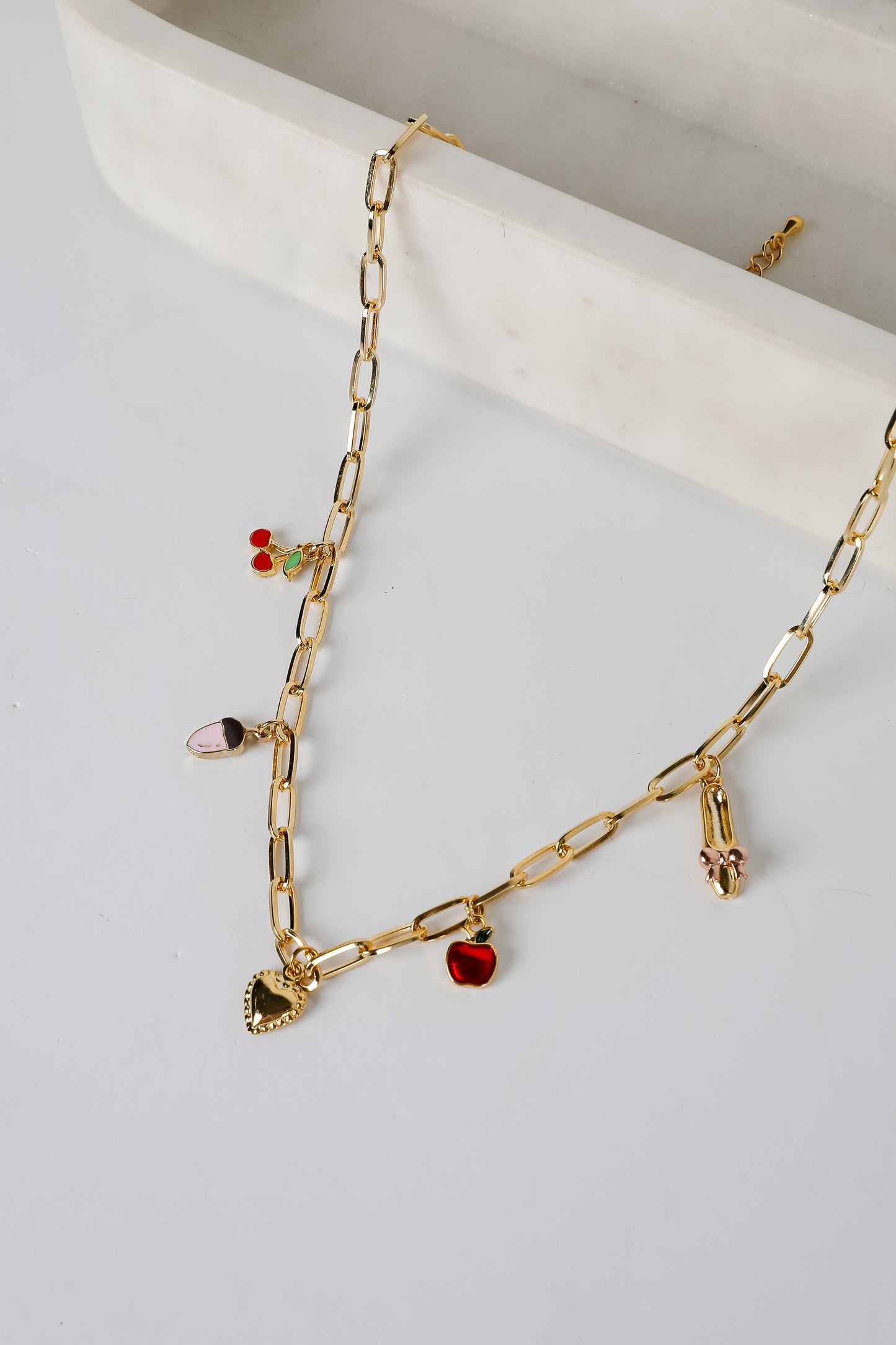Emily Gold Charm Necklace