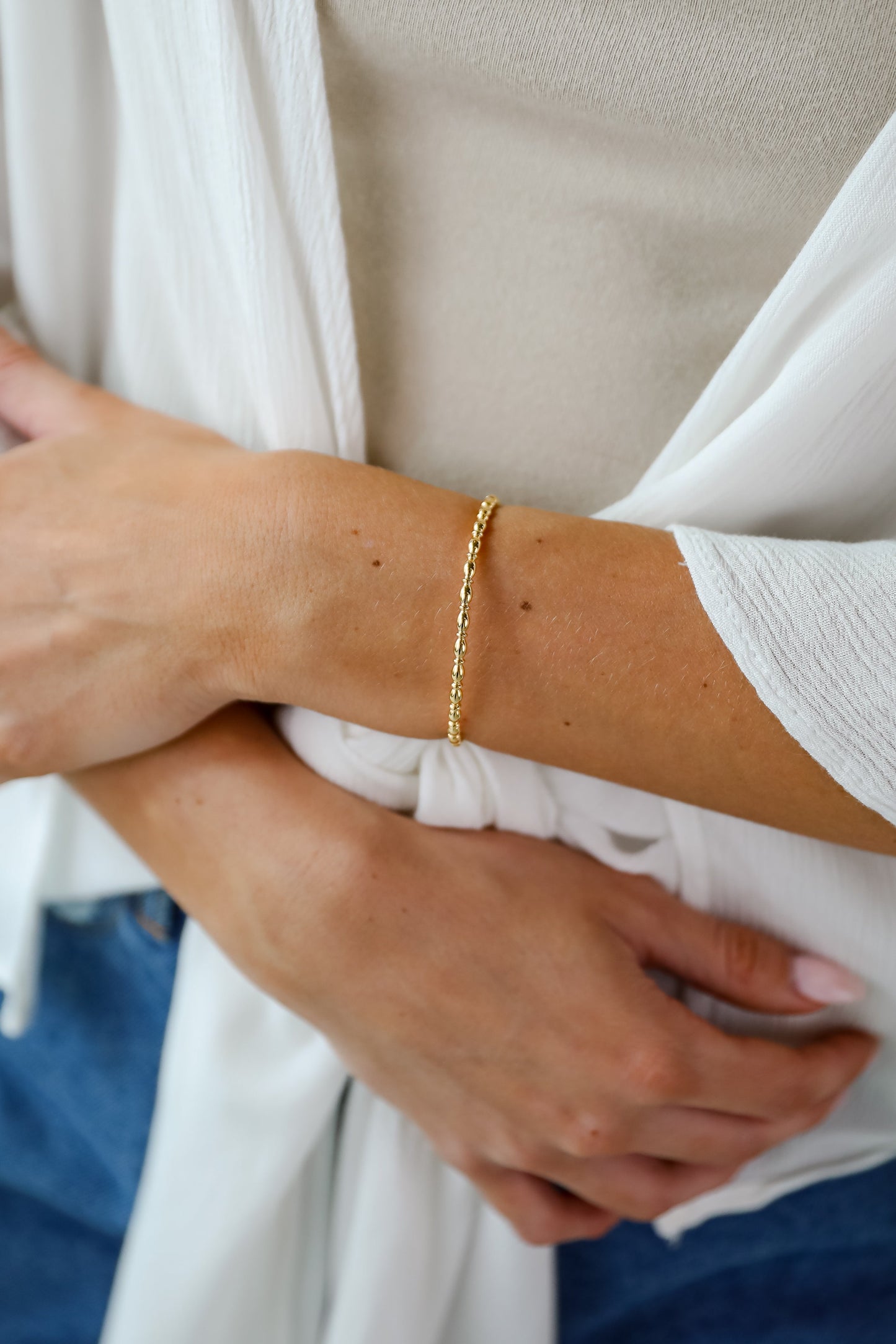 Andrea Gold Cuff Bracelet