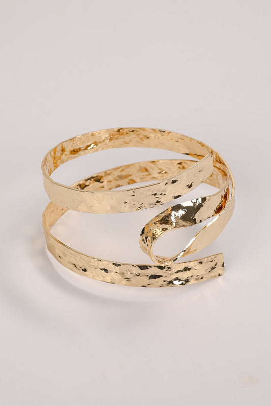 Brooke Gold Double Cuff Bracelet