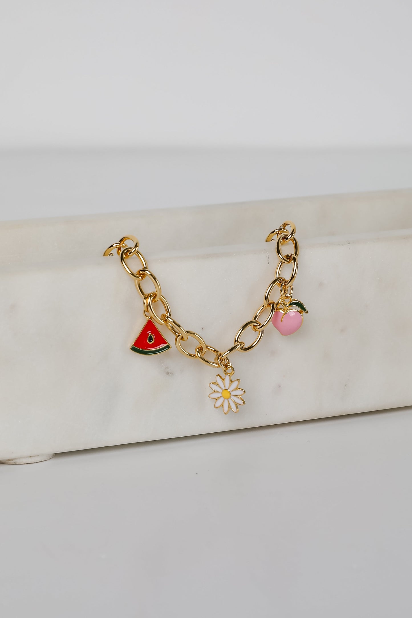 Chloe Gold Charm Bracelet