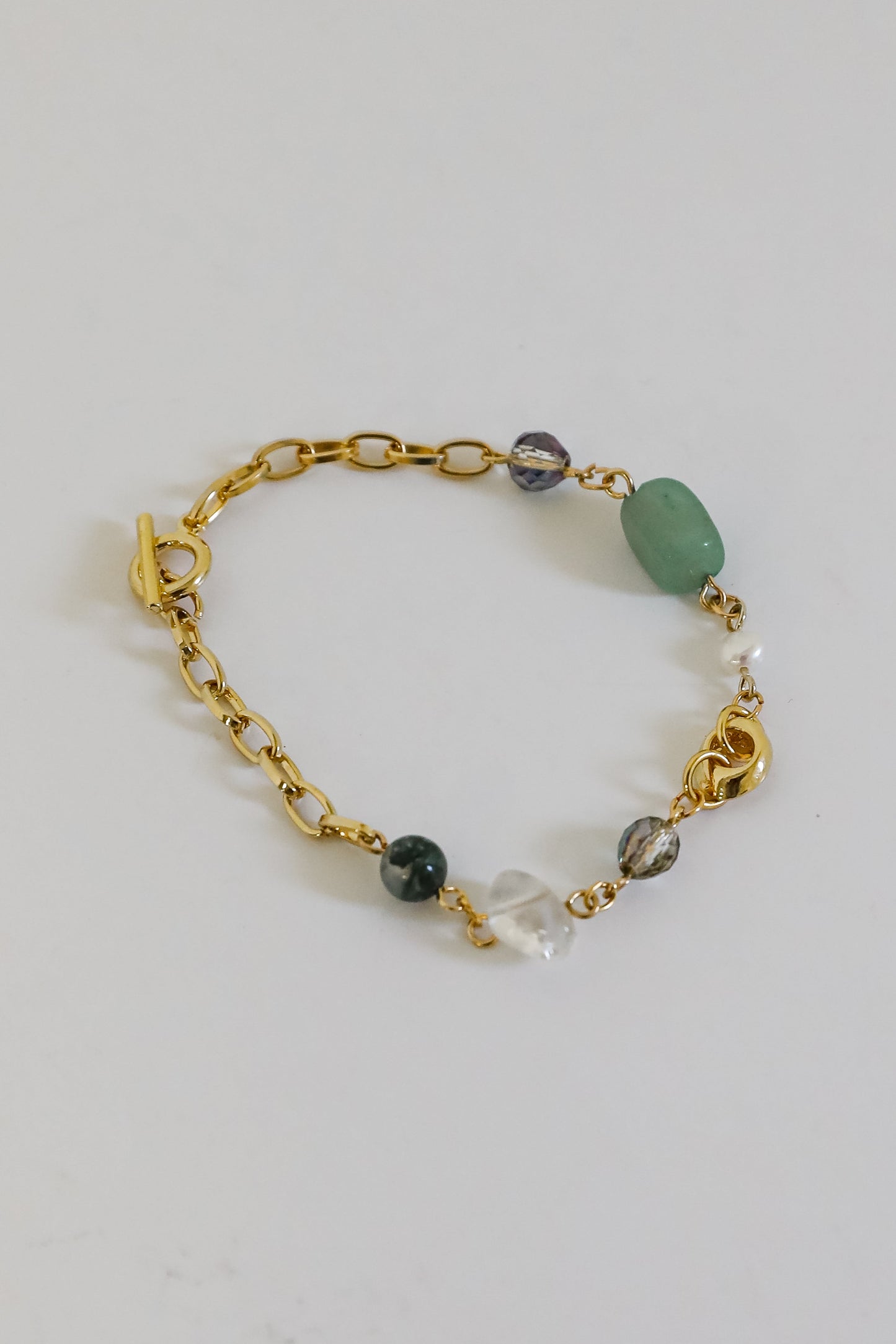 FINAL SALE - Amy Gold Gemstone Bracelet