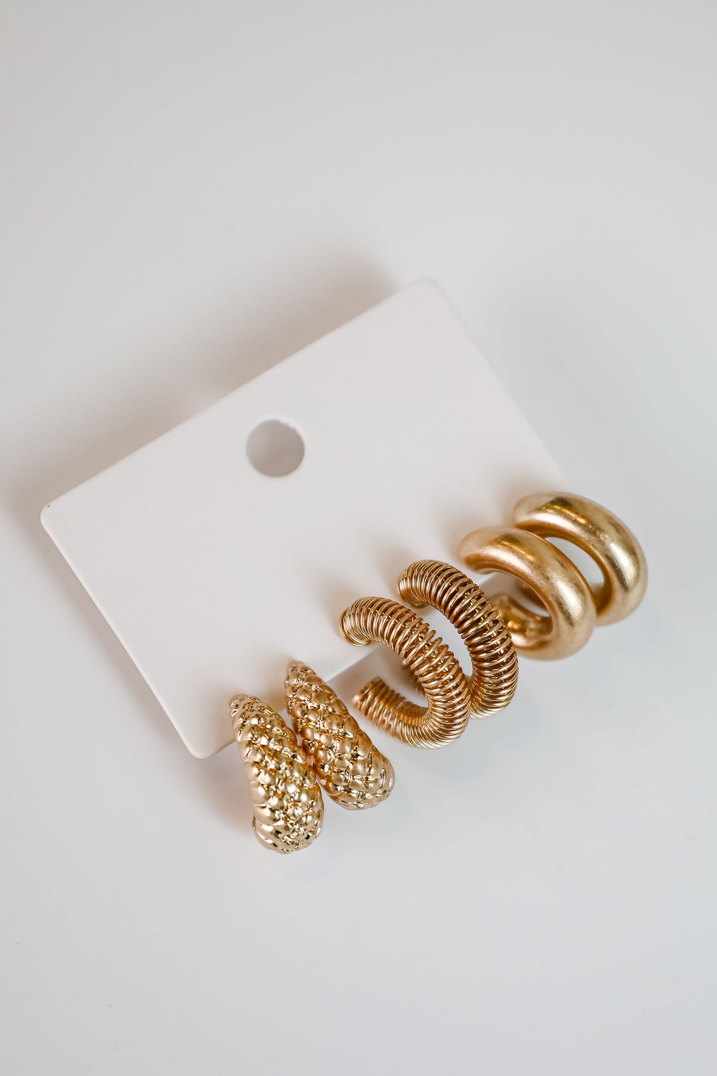 FINAL SALE - Macie Hoop Earring Set