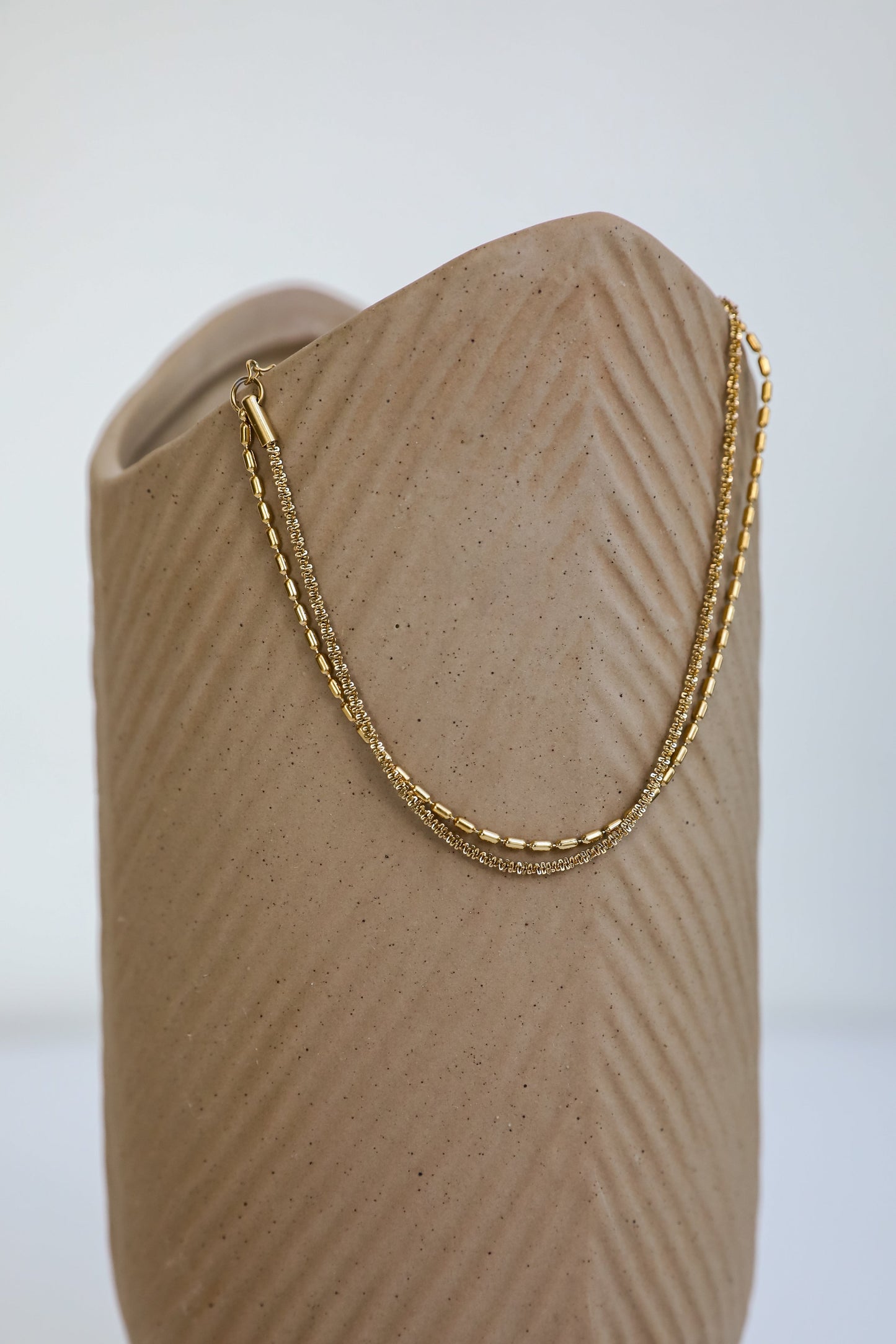 Annie Gold Layered Chain Anklet