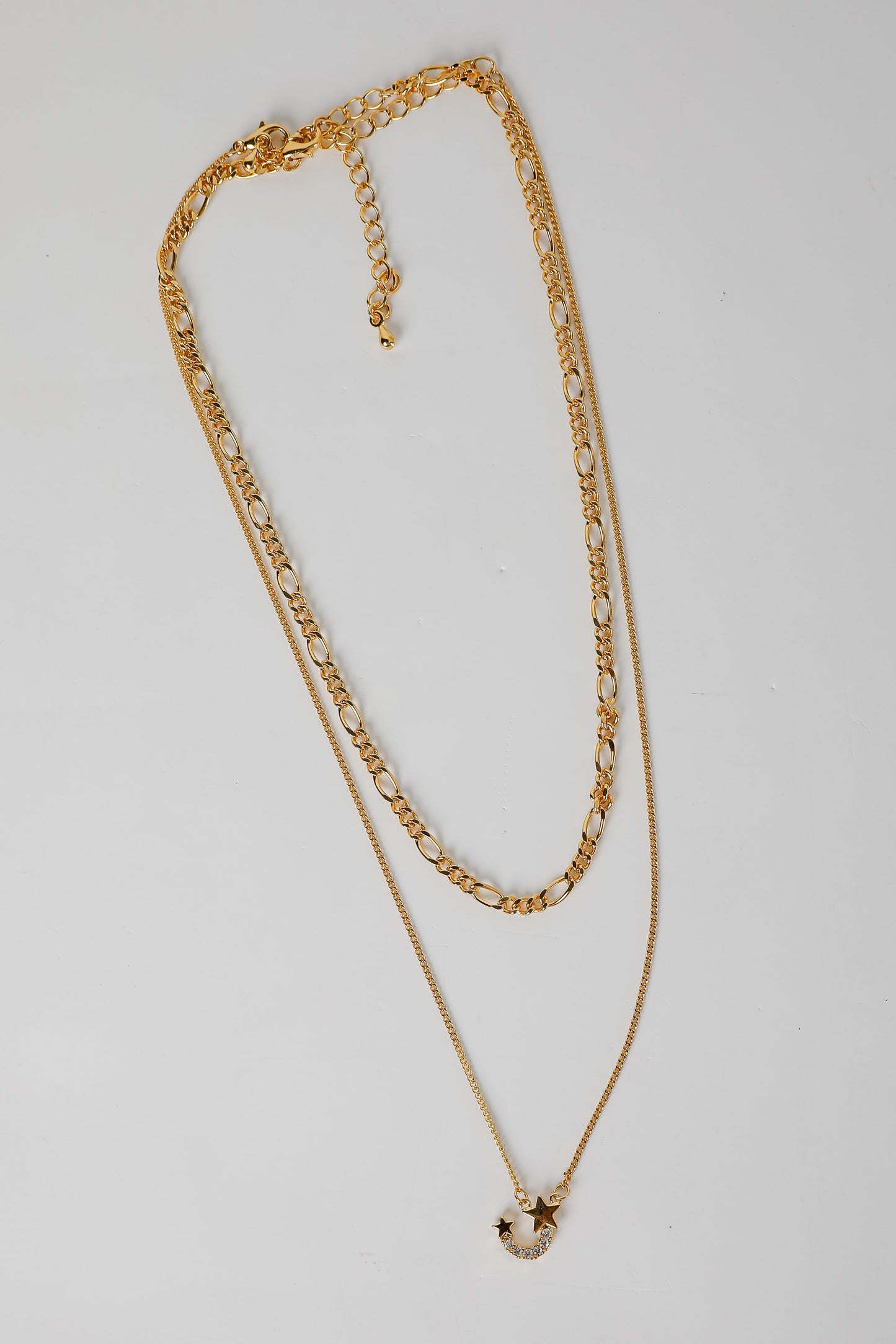 Hazel Gold Layered Chain Necklace