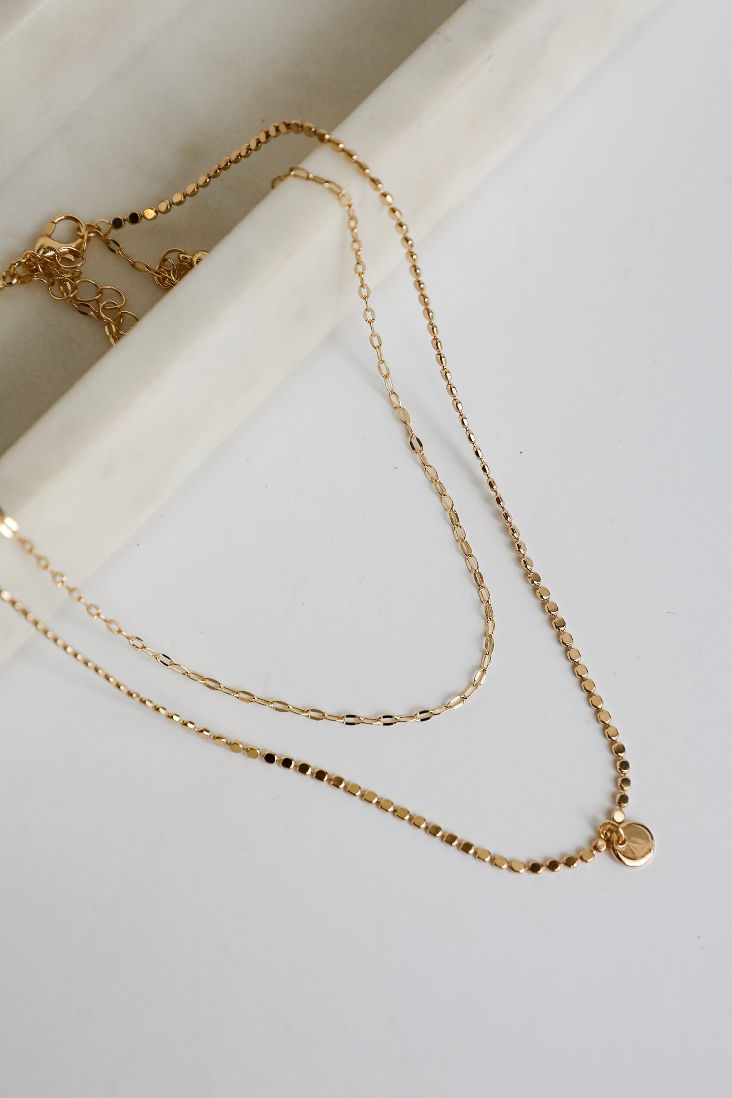 FINAL SALE - Brooke Gold Layered Chain Necklace
