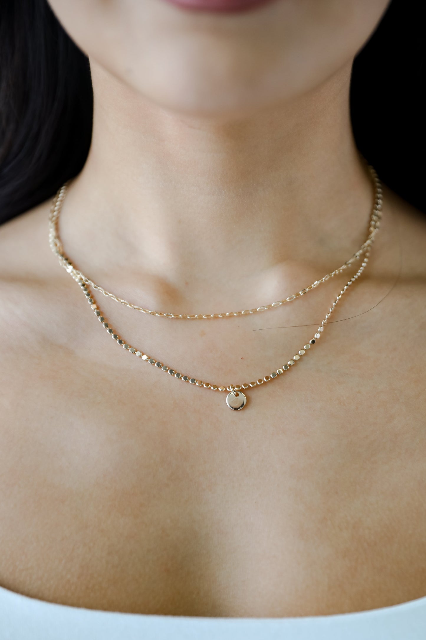FINAL SALE - Brooke Gold Layered Chain Necklace