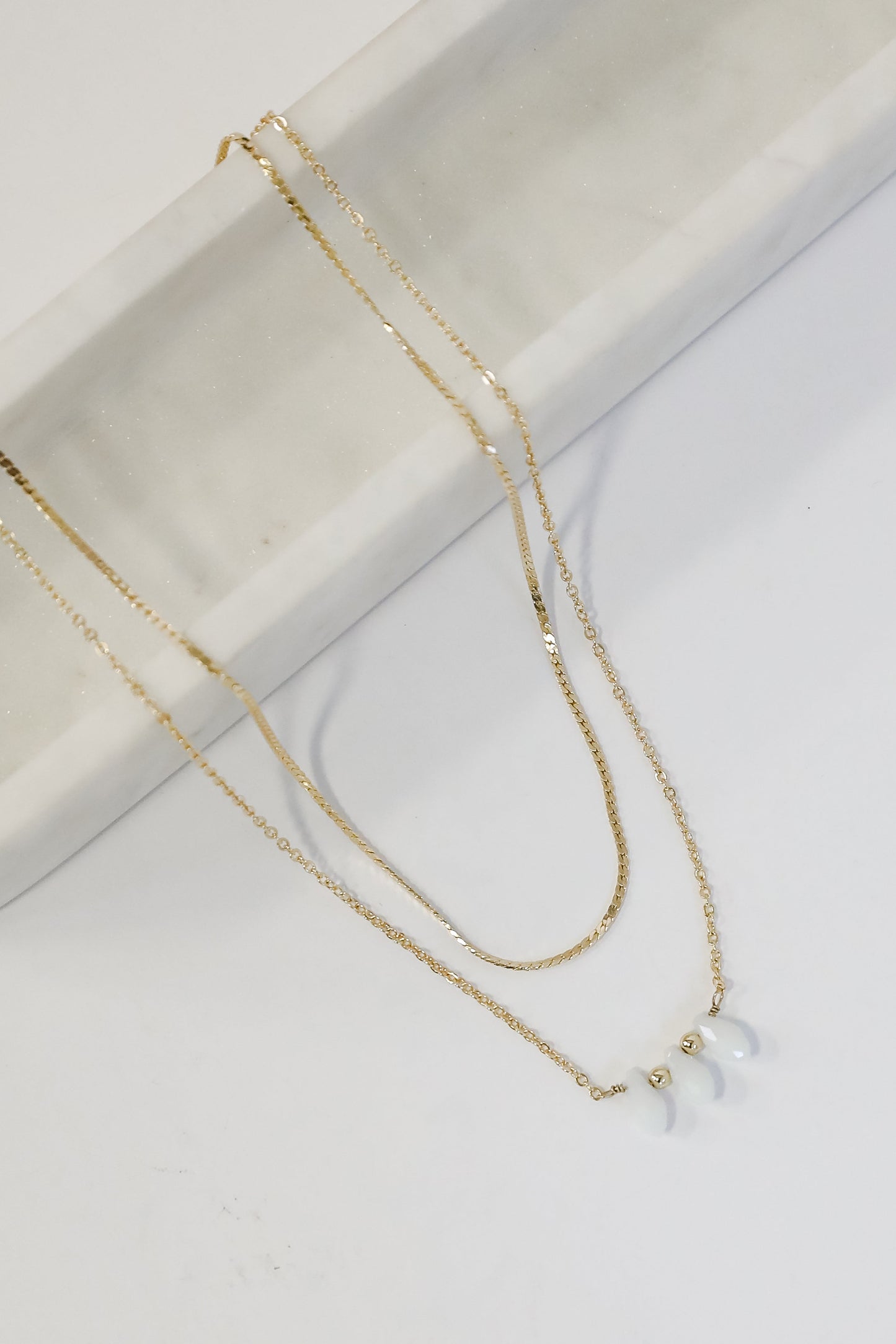 Annabelle Gold Layered Chain Necklace