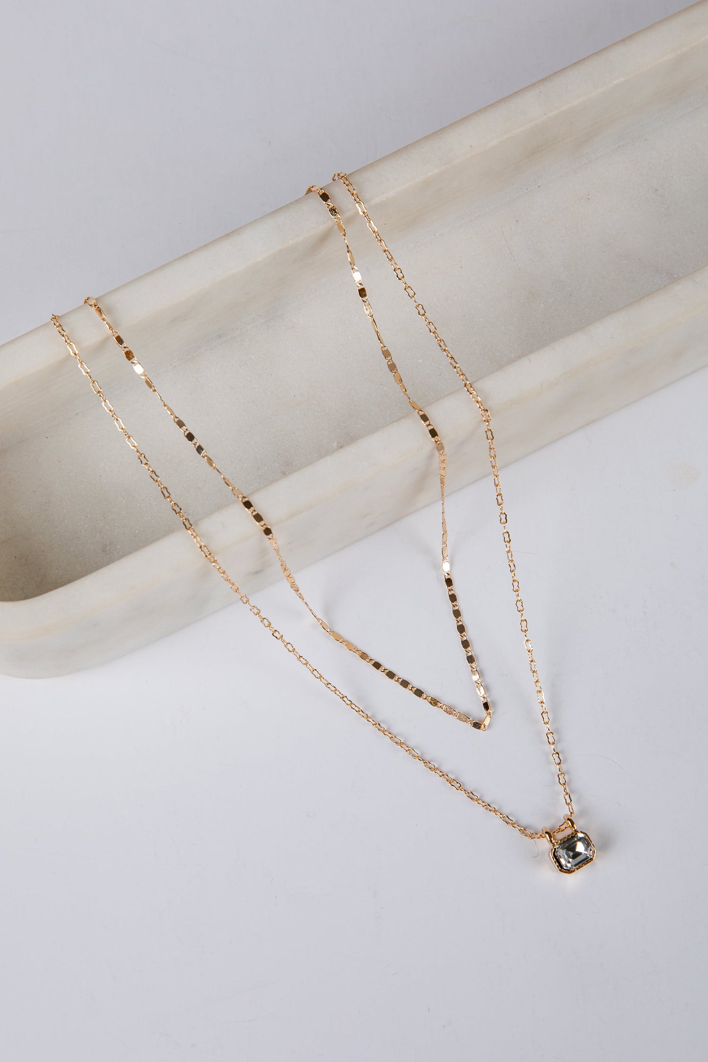 Isabel Gold Layered Gemstone Necklace