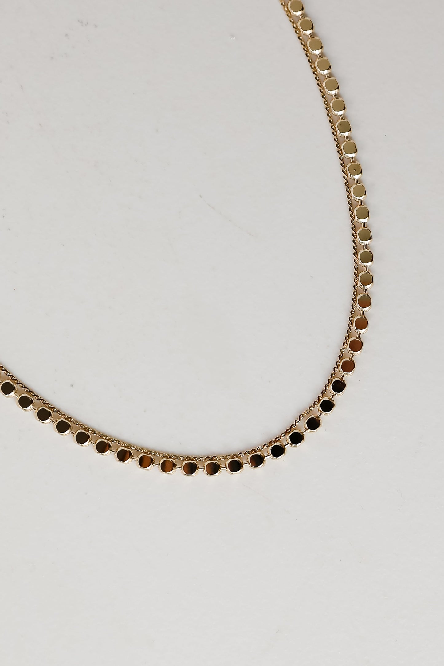 FINAL SALE - Leah Gold Layered Necklace