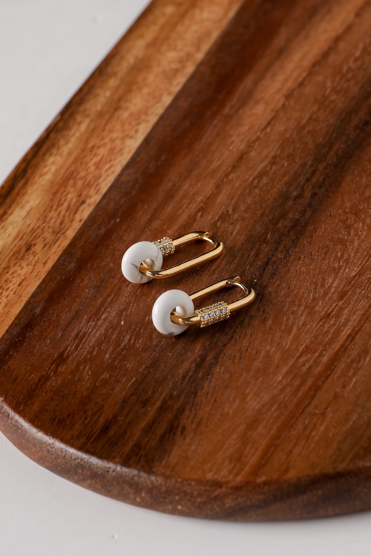 Lucy Gold Oval Mini Hoop Earrings