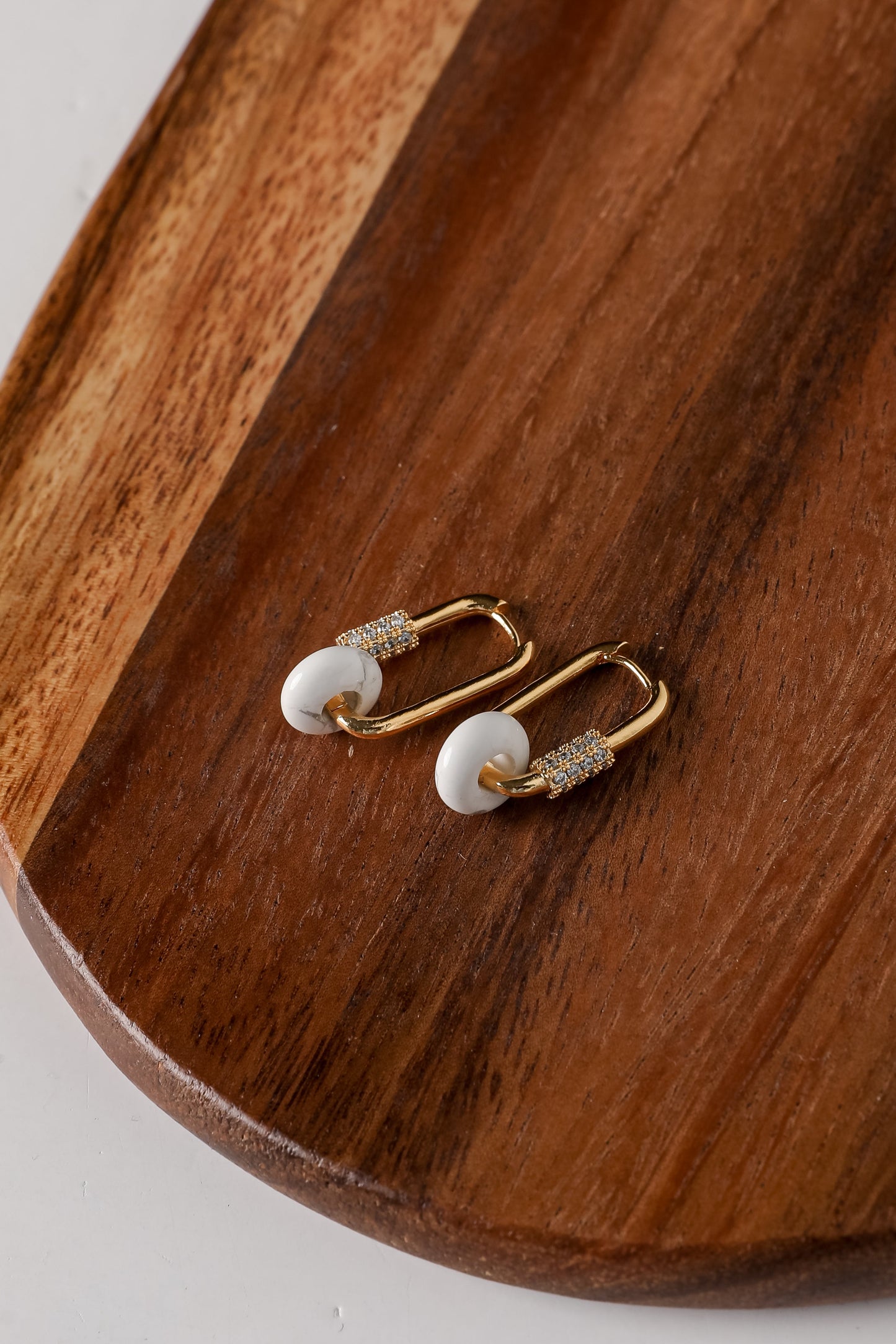 Lucy Gold Oval Mini Hoop Earrings