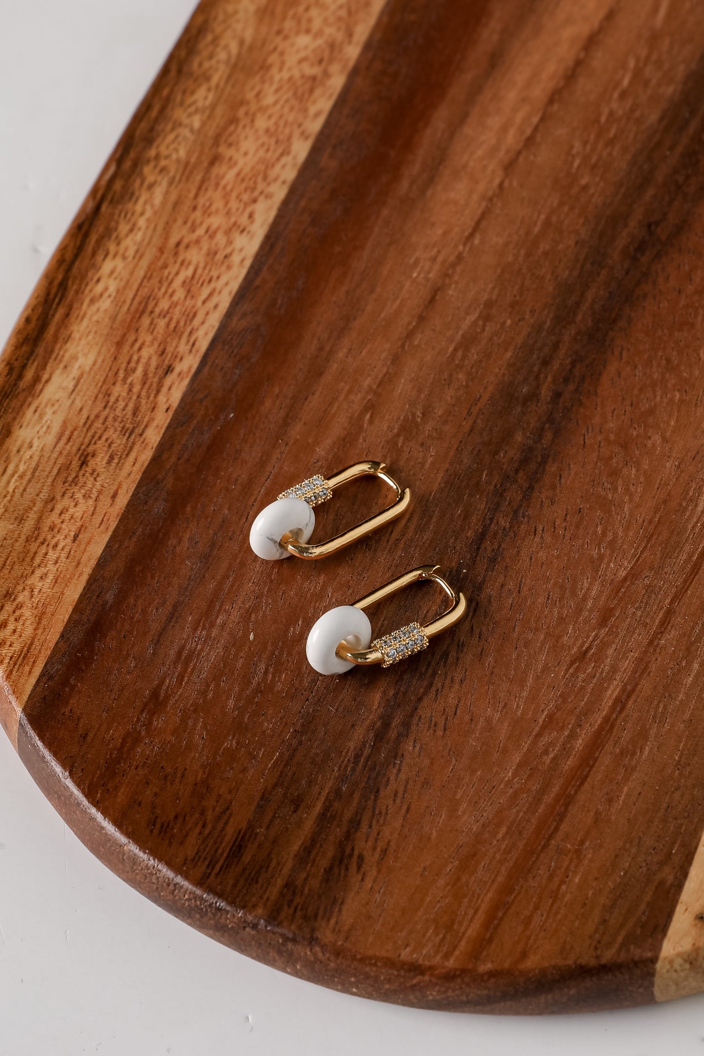 Lucy Gold Oval Mini Hoop Earrings