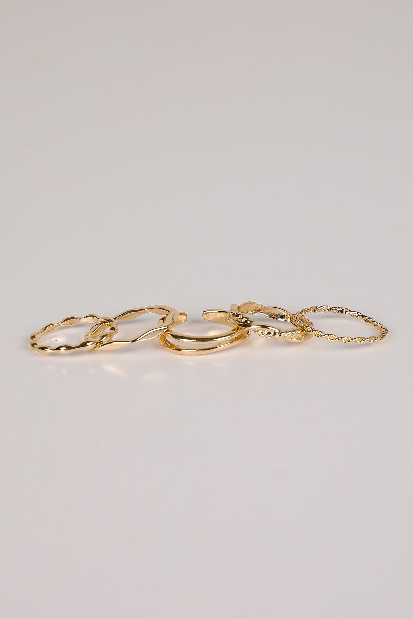 Hanna Gold Ring Set