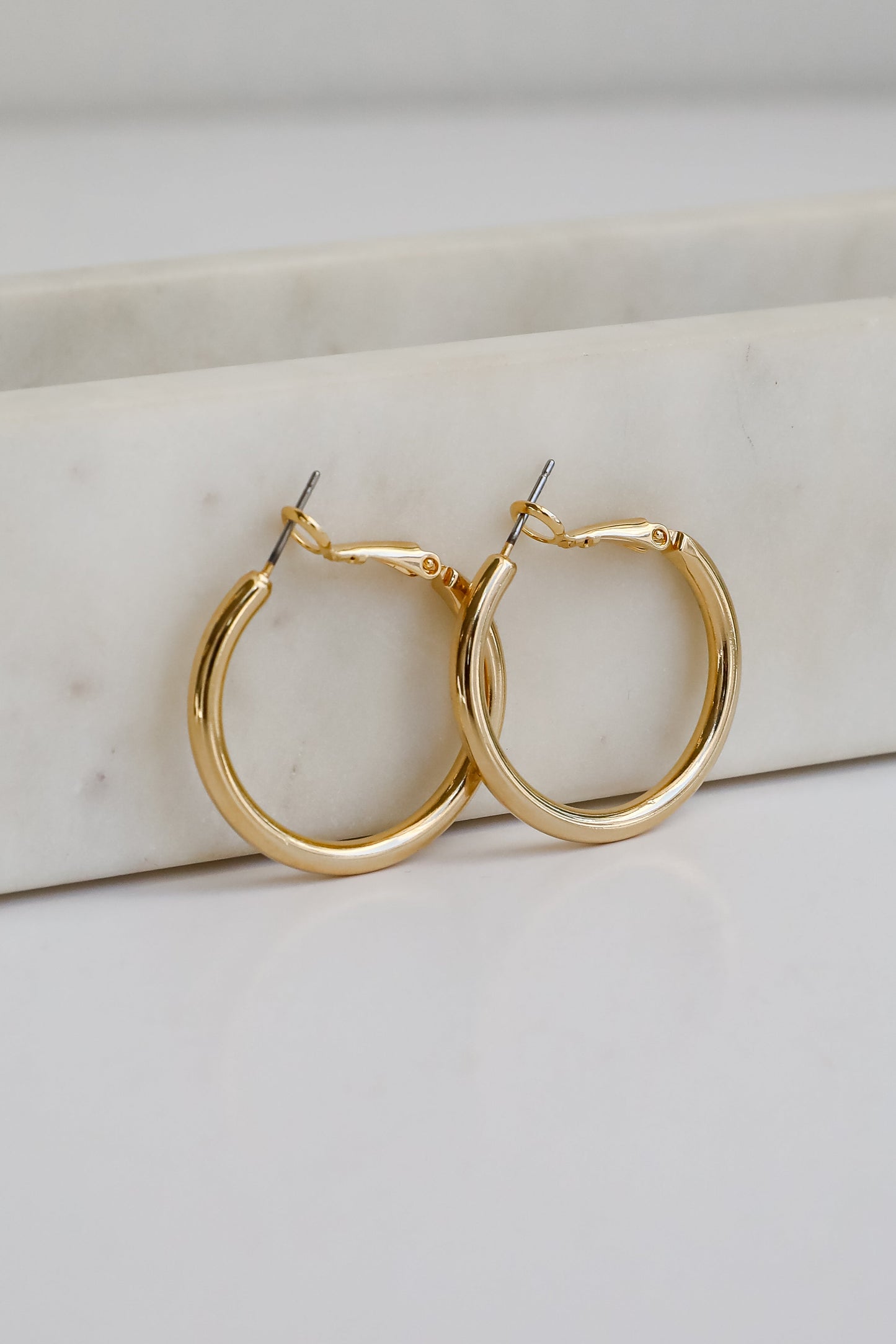 Aria Gold Hoop Earrings
