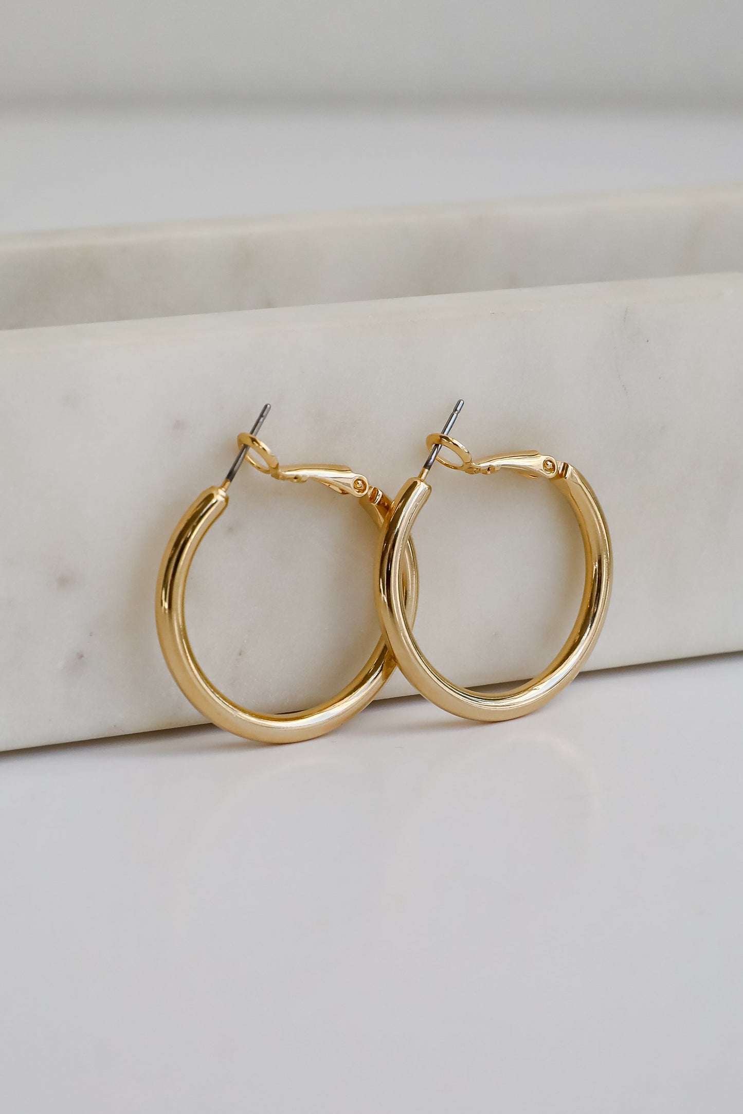 Aria Gold Hoop Earrings