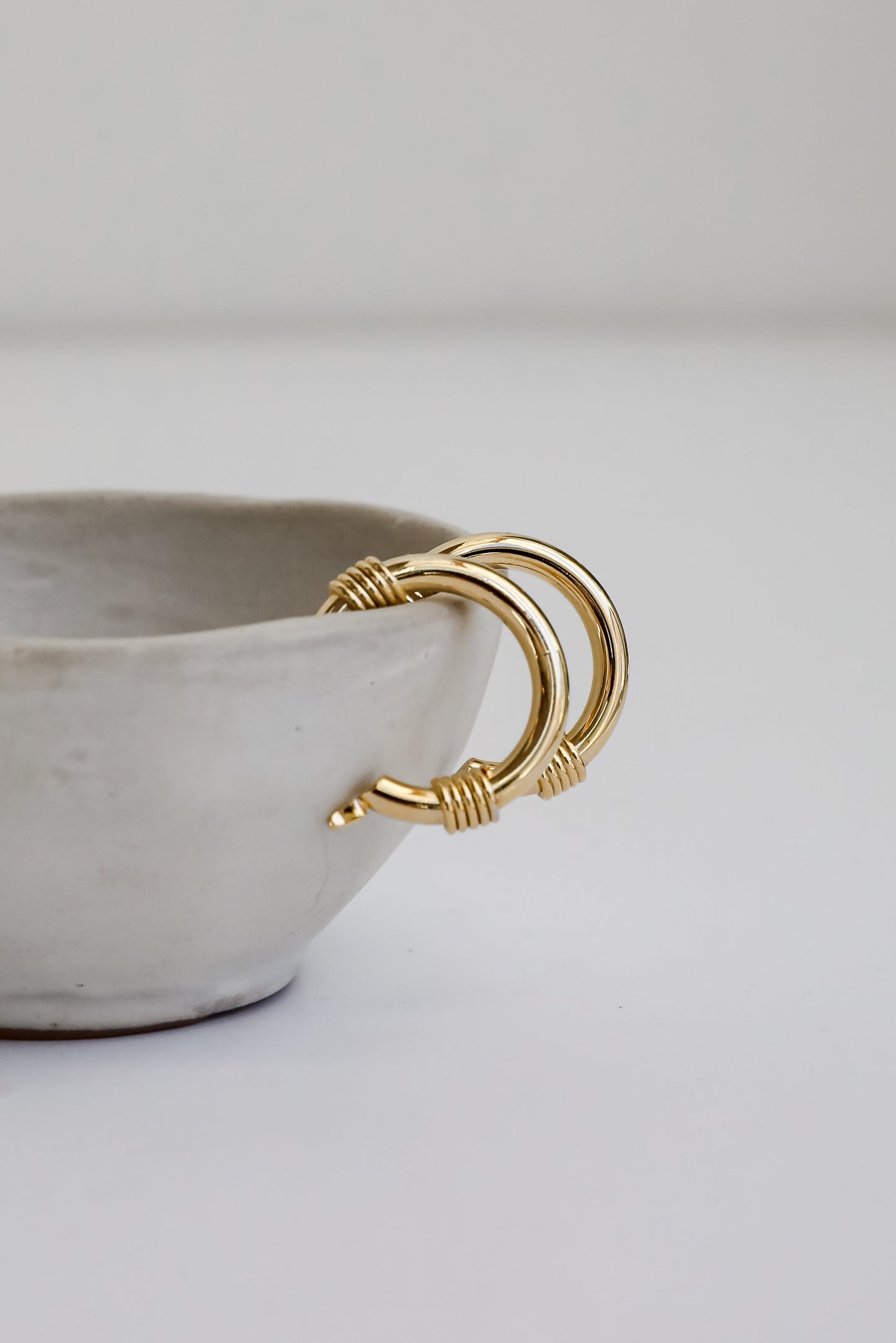 Emilee Gold Hoop Earrings