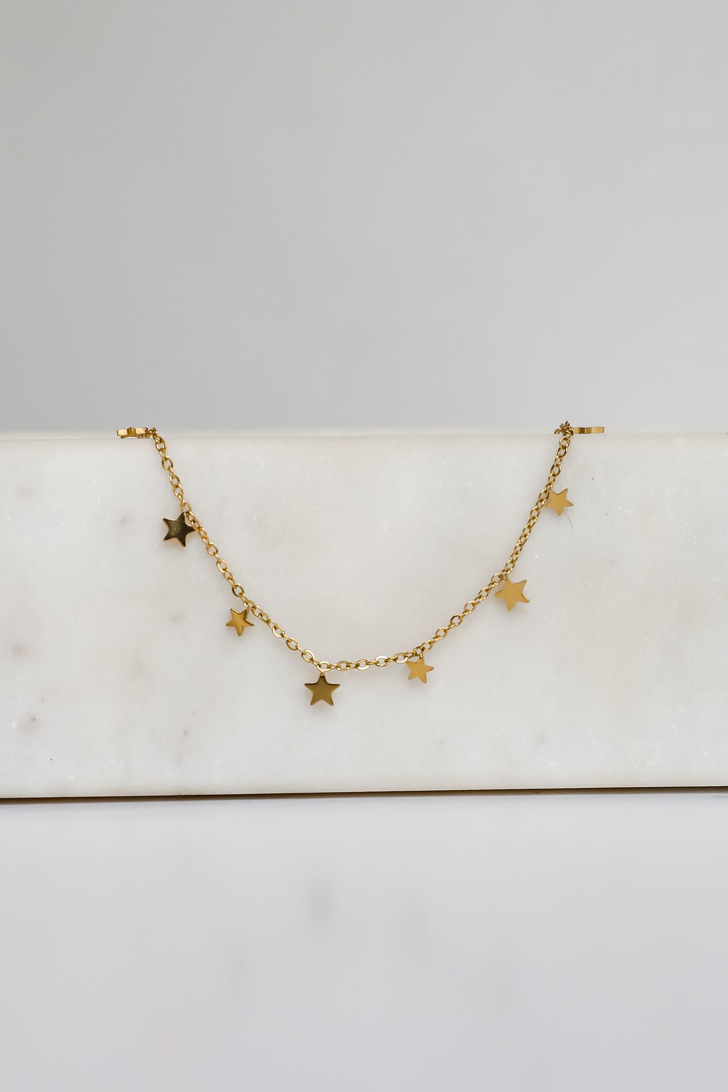 Elise Gold Star Charm Bracelet