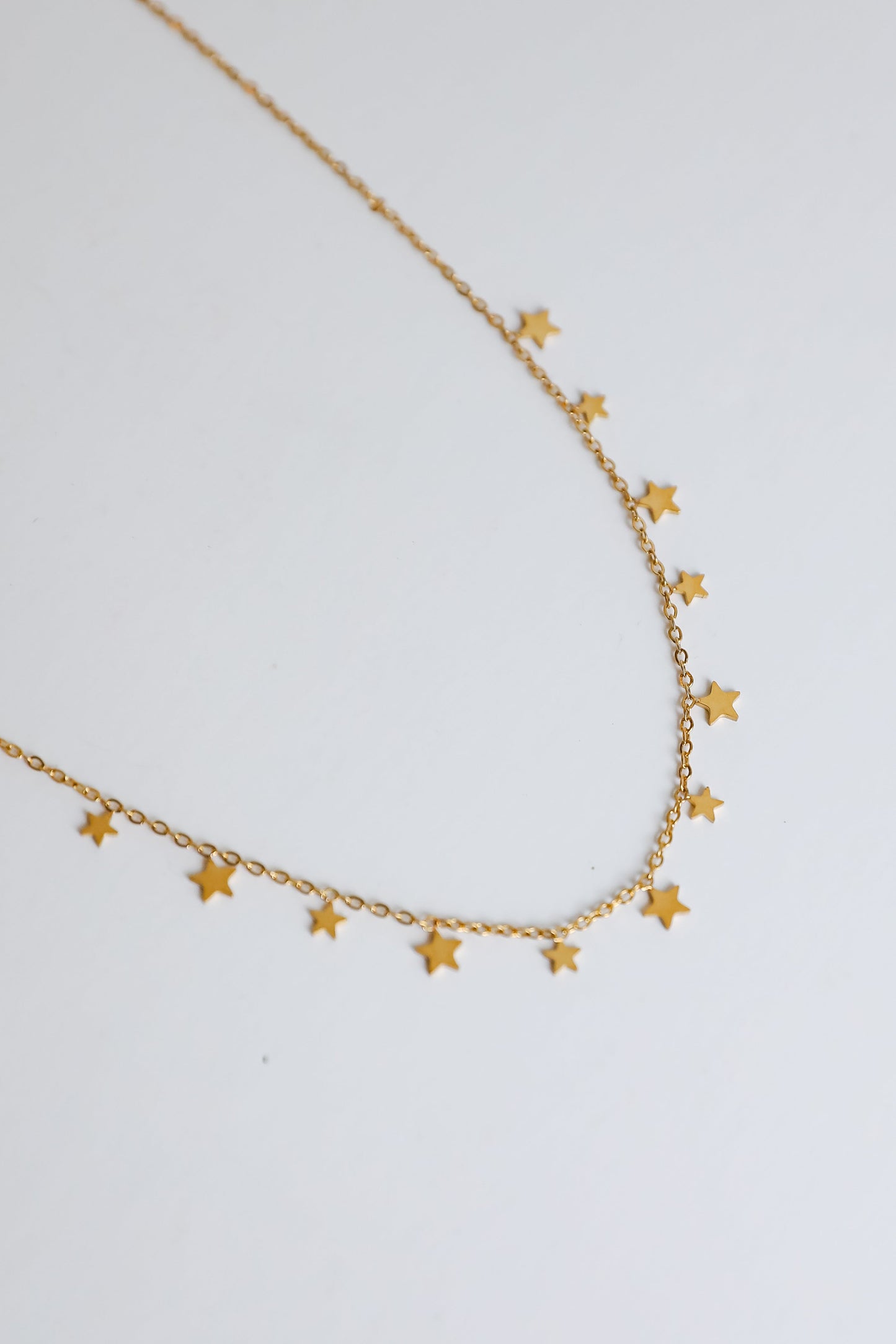 Elise Gold Star Charm Necklace