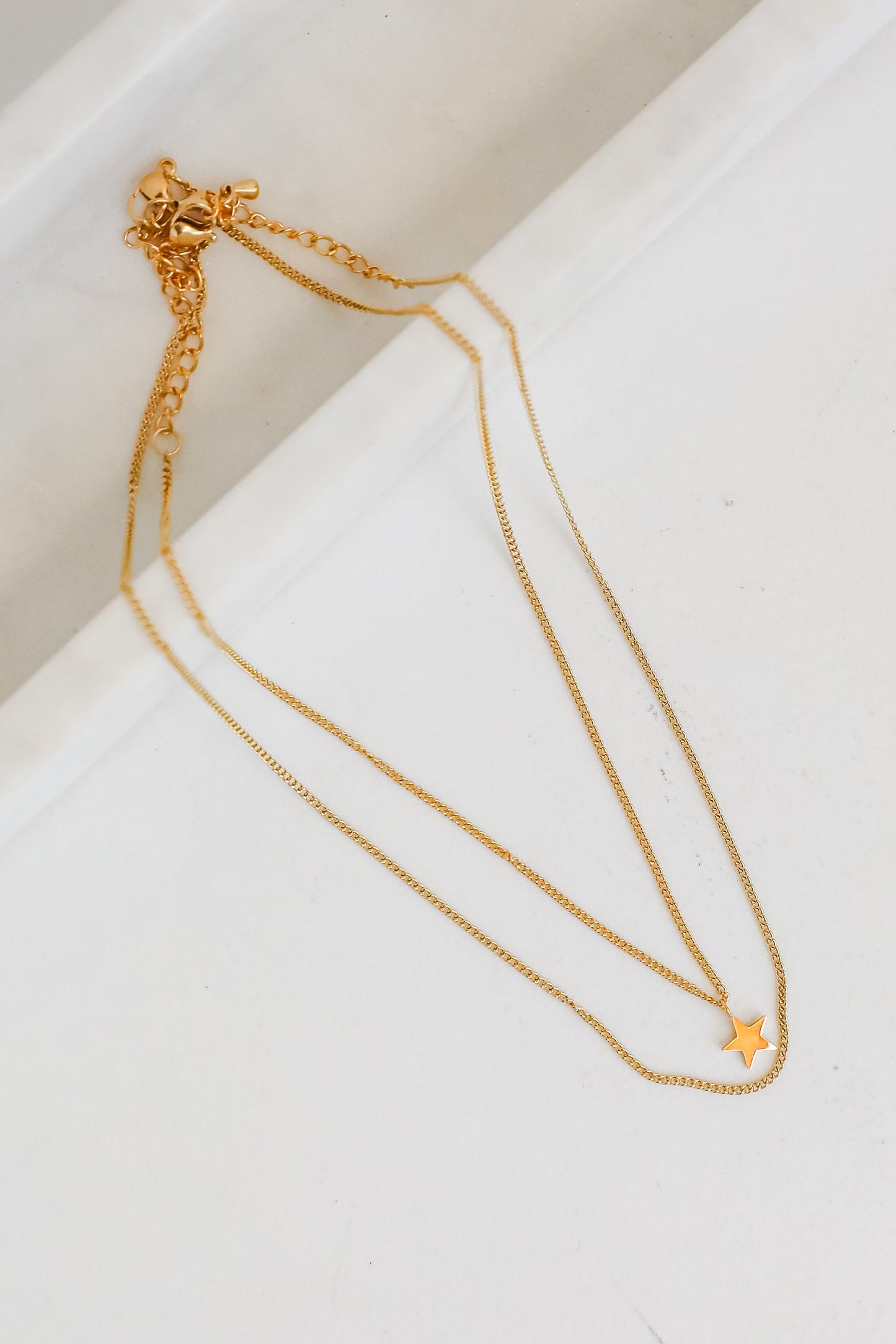 FINAL SALE - Alice Star Charm Layered Necklace