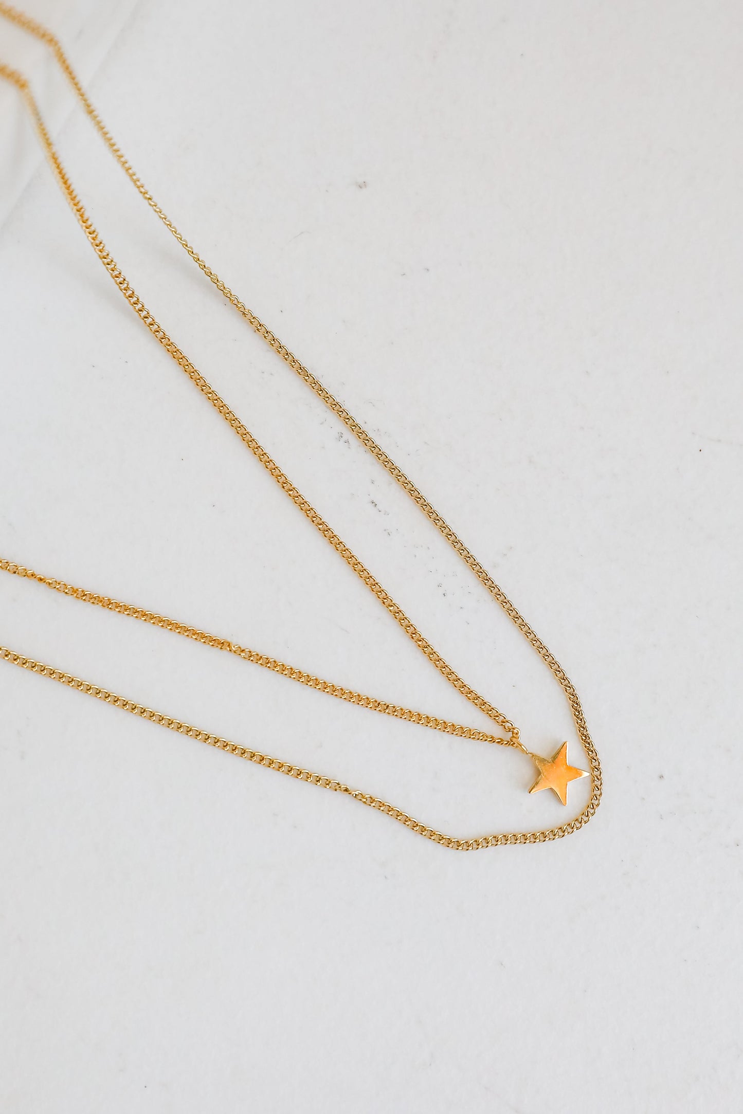 FINAL SALE - Alice Star Charm Layered Necklace