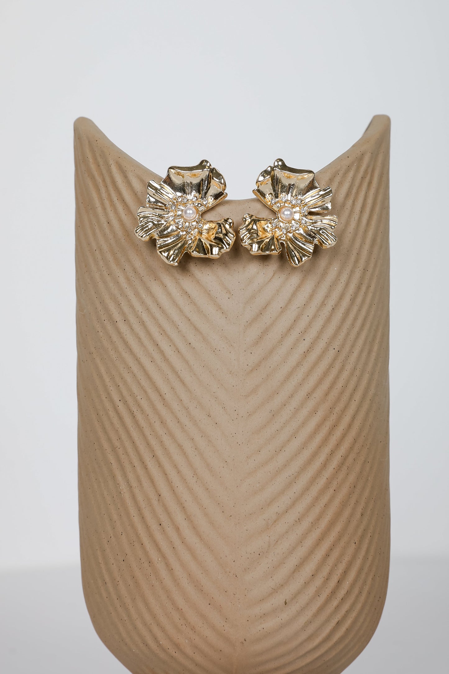 FINAL SALE - Kaylee Gold Statement Earrings