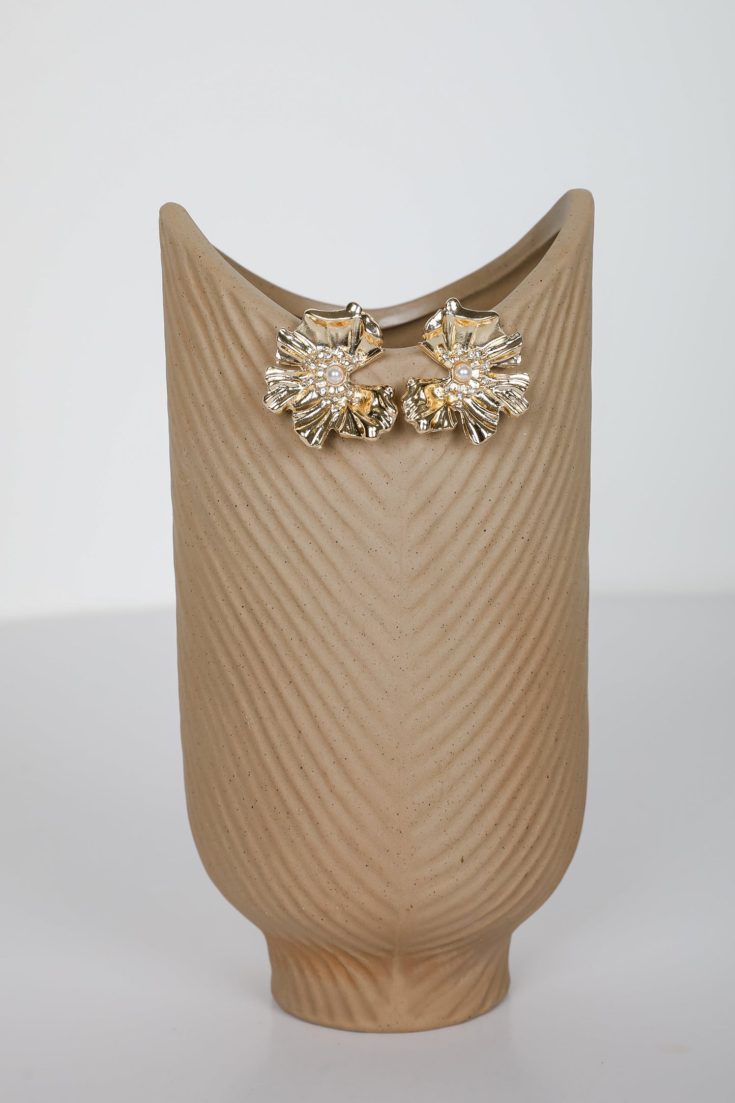 FINAL SALE - Kaylee Gold Statement Earrings