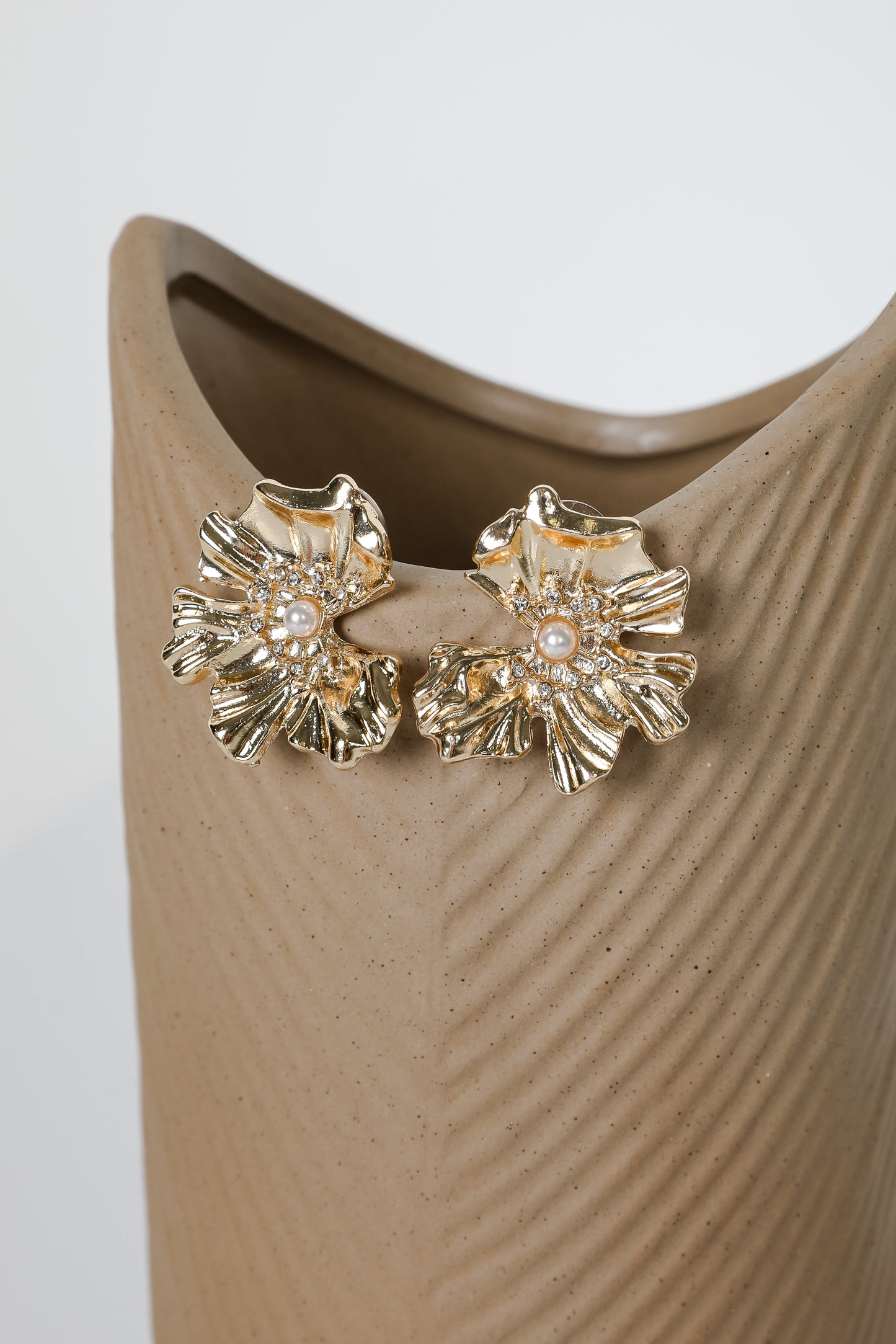 FINAL SALE - Kaylee Gold Statement Earrings