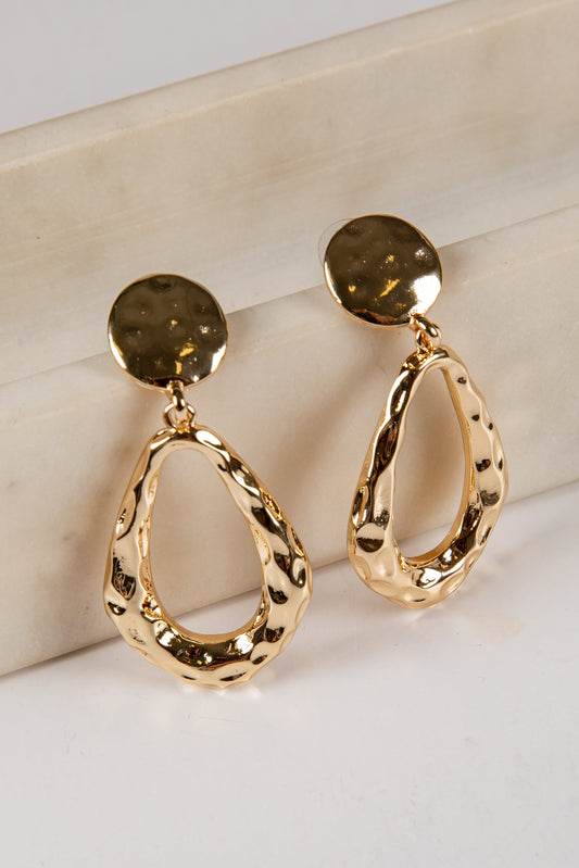 Andrea Gold Teardrop Earrings