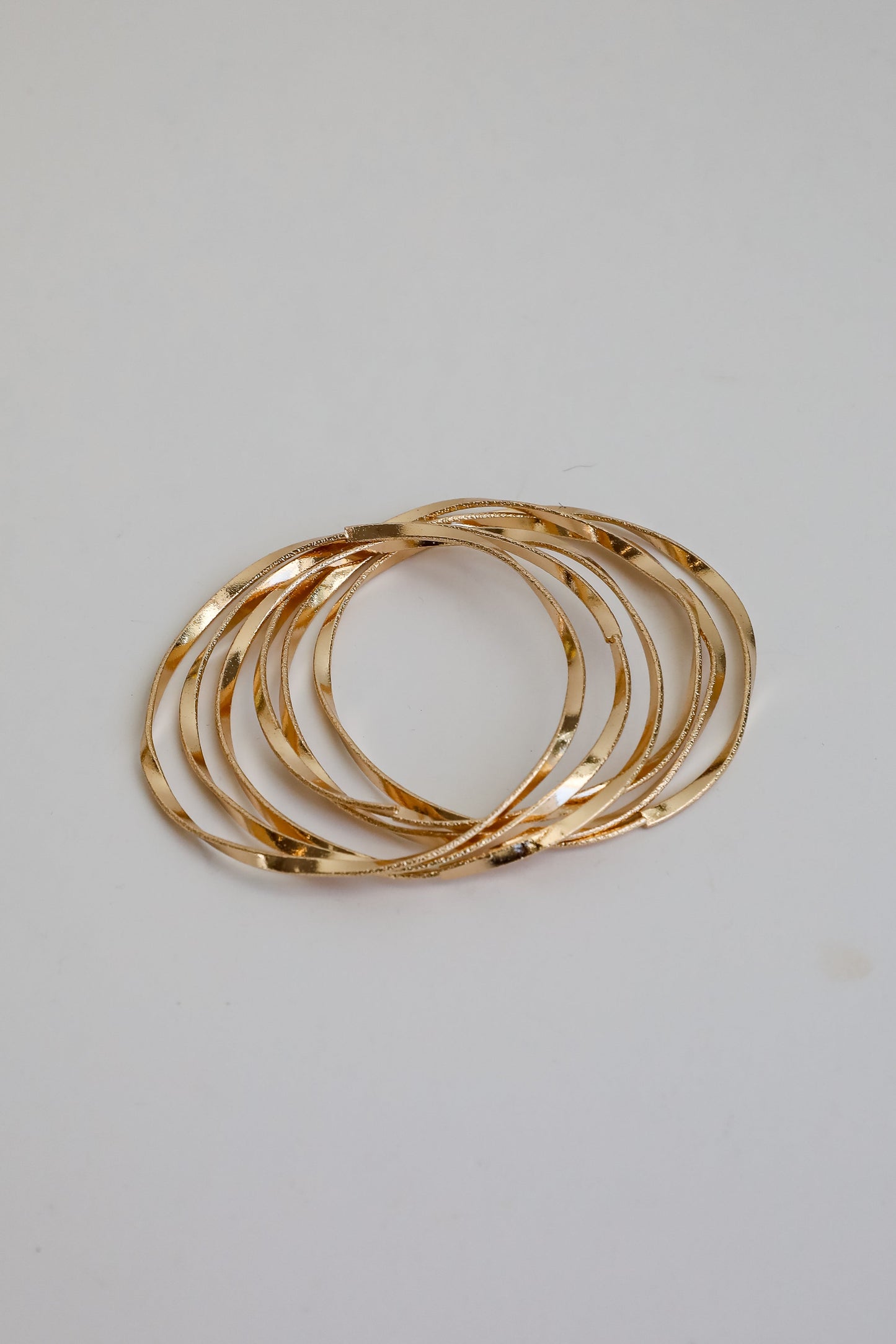 Charlotte Gold Bangle Set