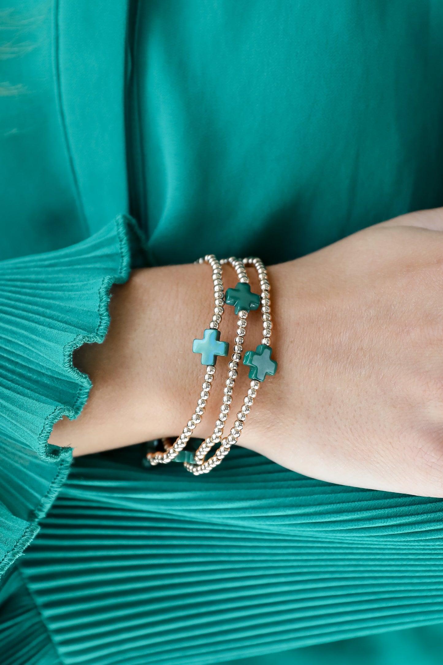 FINAL SALE - Kinsey Beaded Bracelet Set