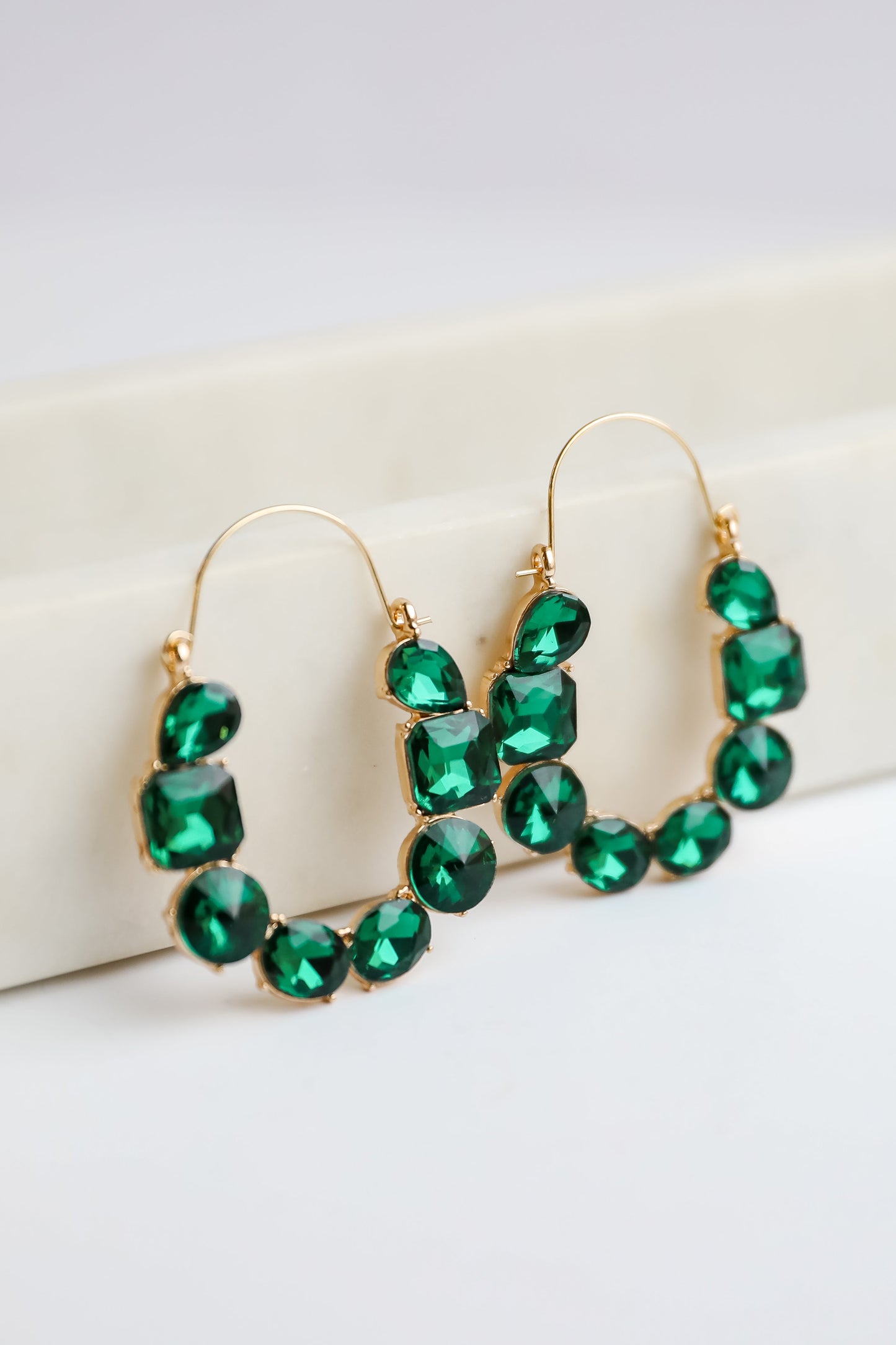 FINAL SALE - Brittany Gemstone Statement Earrings